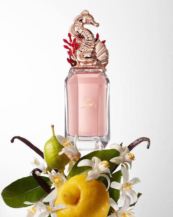 Louboutin's Loubiworld fragrance caps: designed as “works of art”