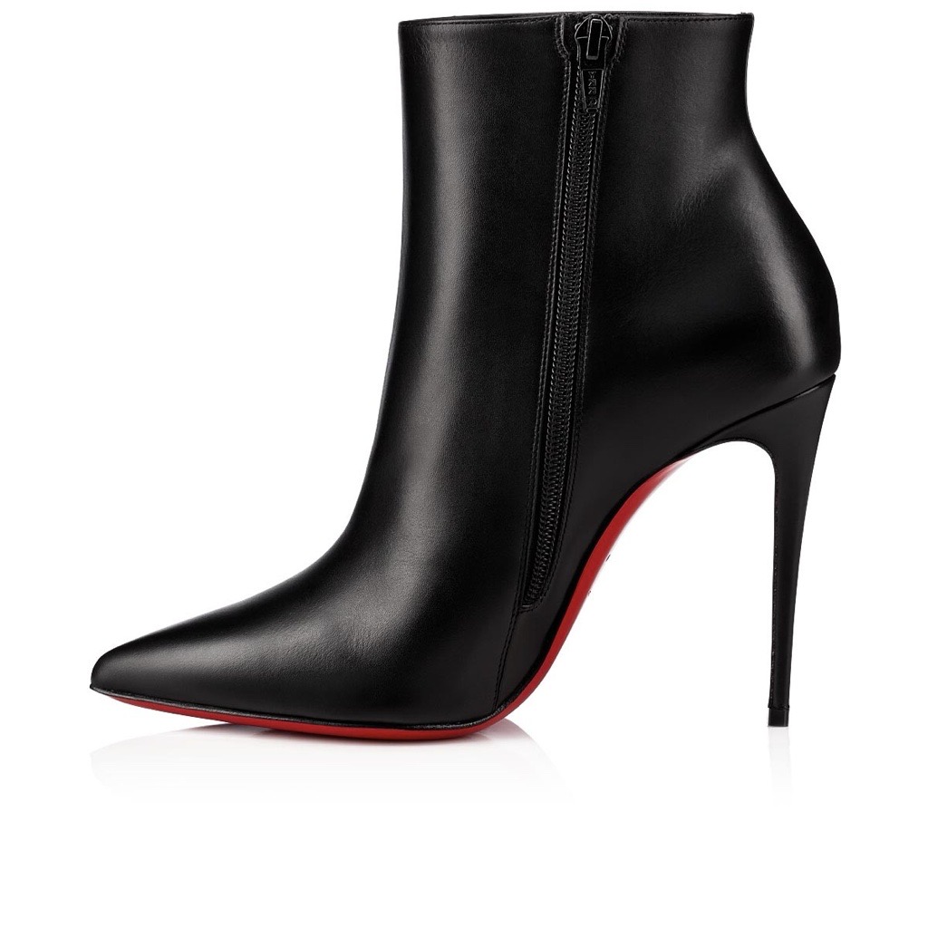 So Kate Booty - 100 mm Low boots - Calf leather - Black - Women