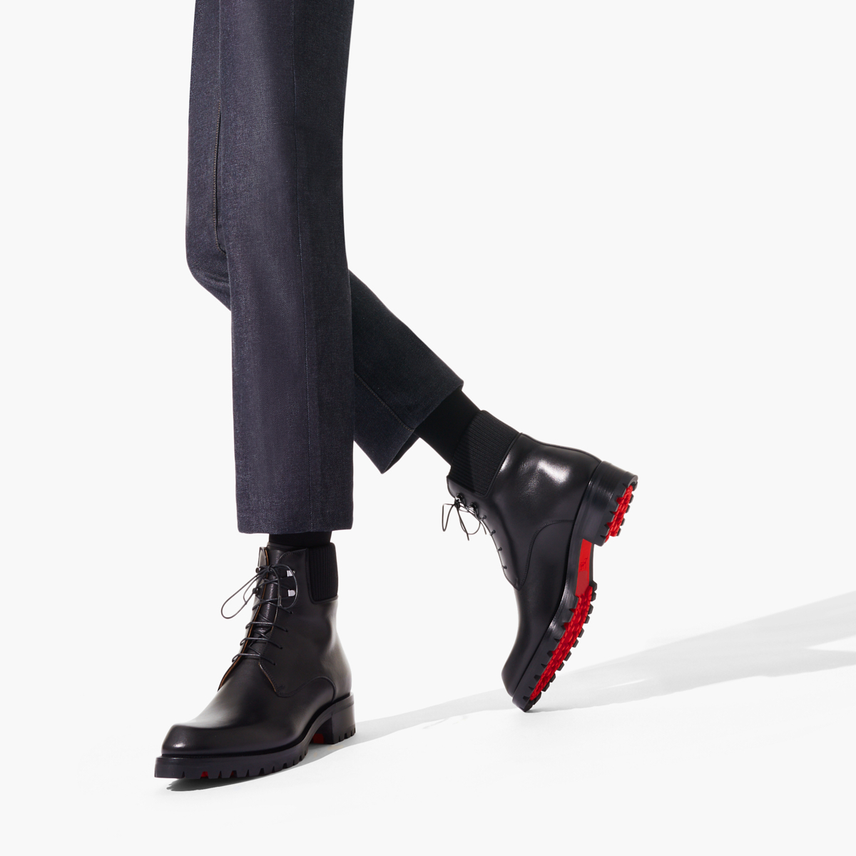 Red Bottoms Christian Louboutin Trapman Flat Boots (ON FOOT REVIEW