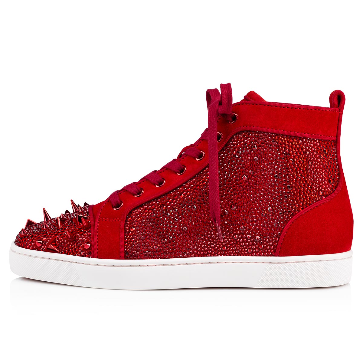 Lou Pik Pik Strass High top Sneakers Strass Loubi
