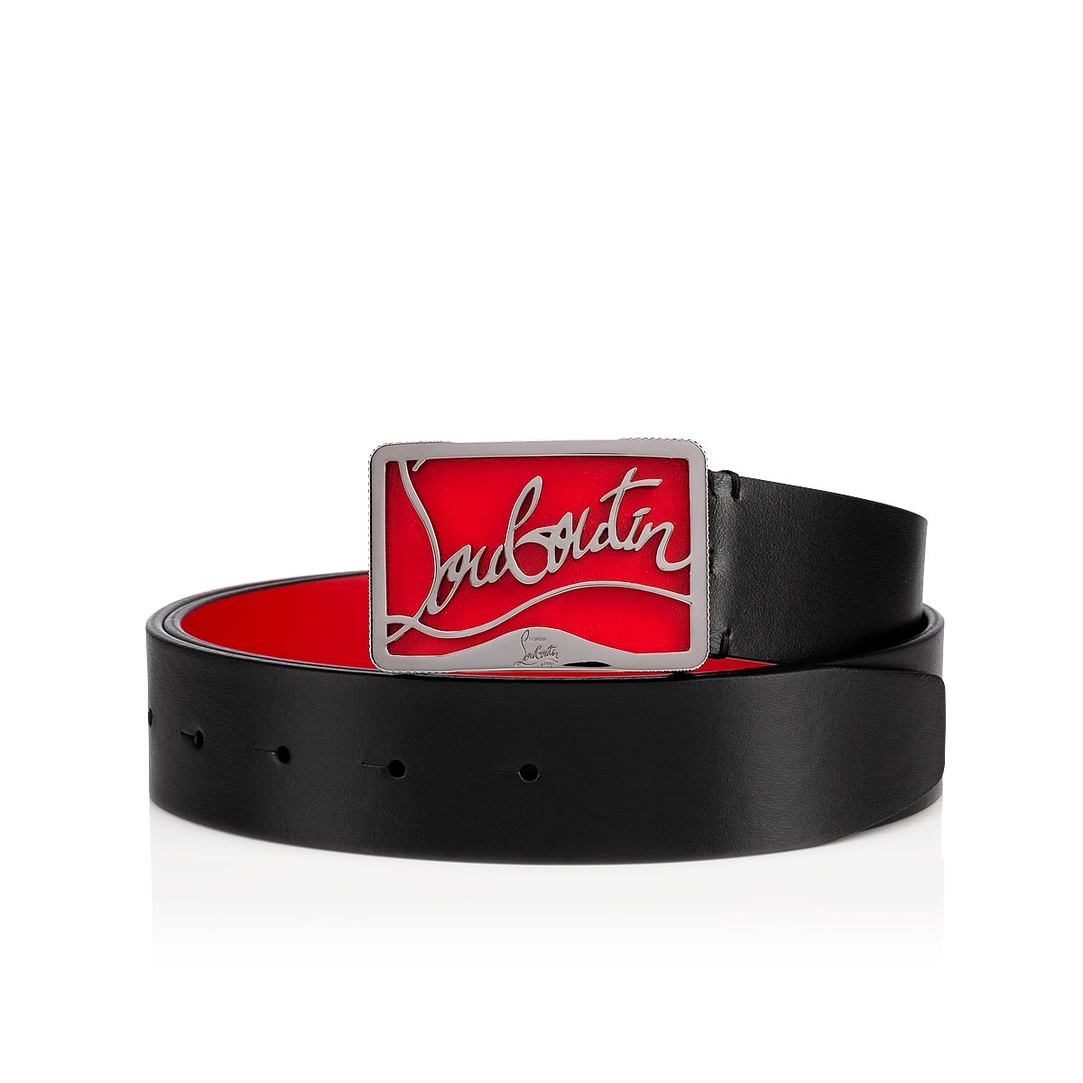 Ricky - Belt - Calf leather - Black - Christian Louboutin Canada