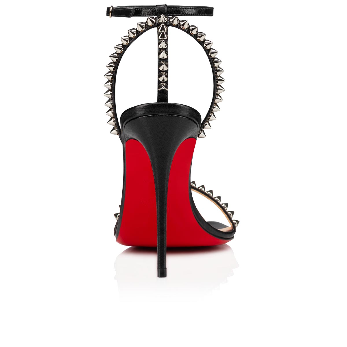 So Me - 100 mm Sandals - Leather - Black - Louboutin