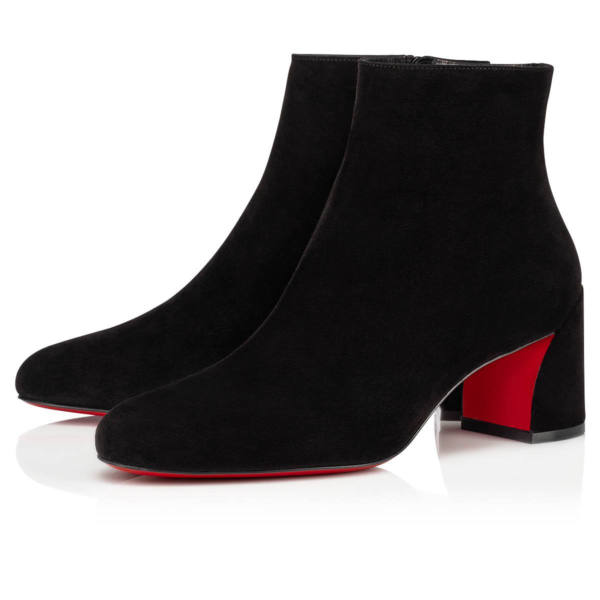 Turela - 55 mm Ankle boots - Veau velours - Black - Christian Louboutin ...