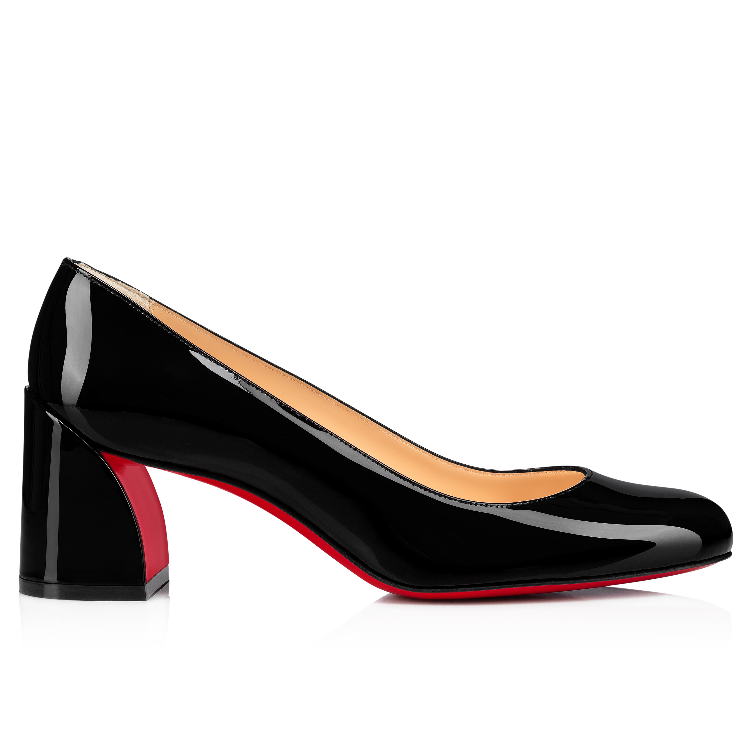 Miss Sab - 55 mm Pumps - Patent calf leather - Black - Women