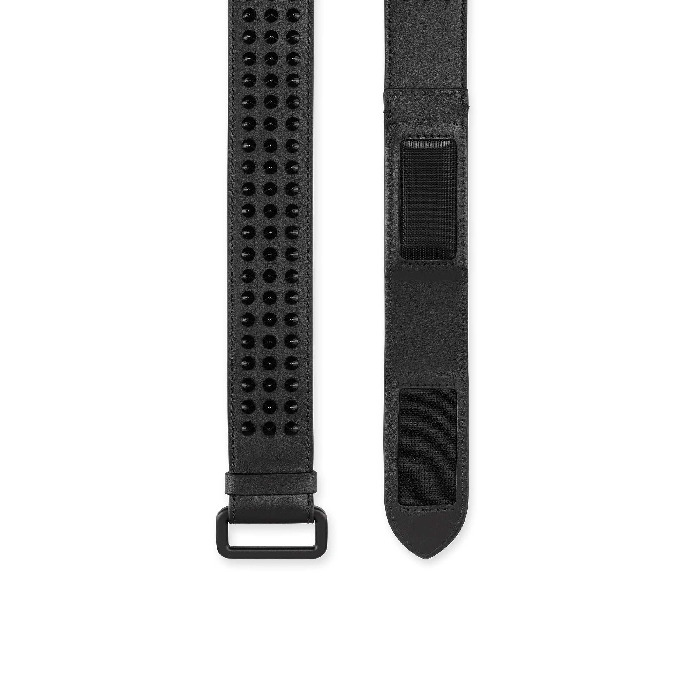 Funky - Belt - Calf leather - Black - Christian Louboutin