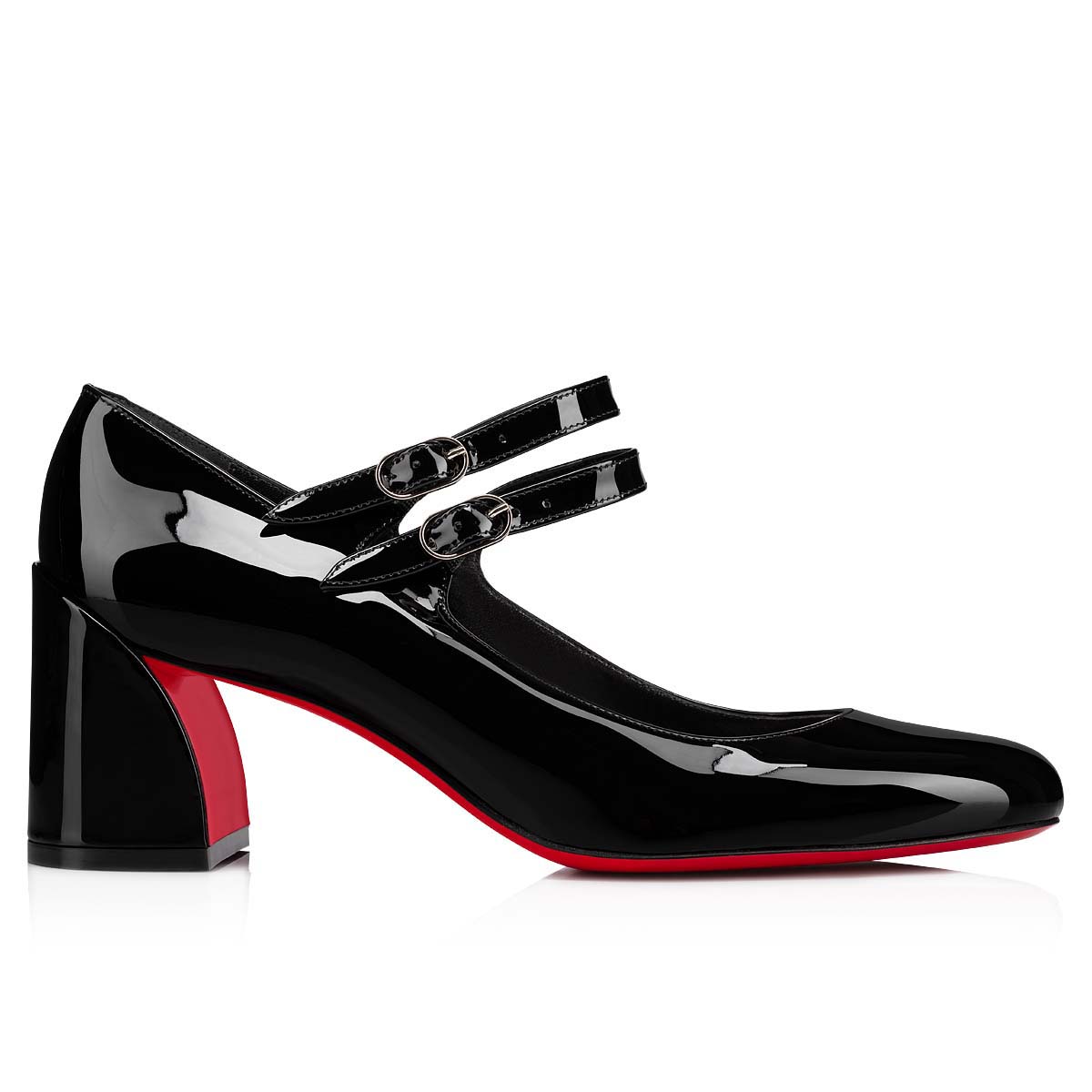w*8様 クリスチャンルブタン　Miss Jane 黒　パンプス　新品未使用 Miss Jane - 55 mm Mary Janes pumps - Patent calf leather - Black