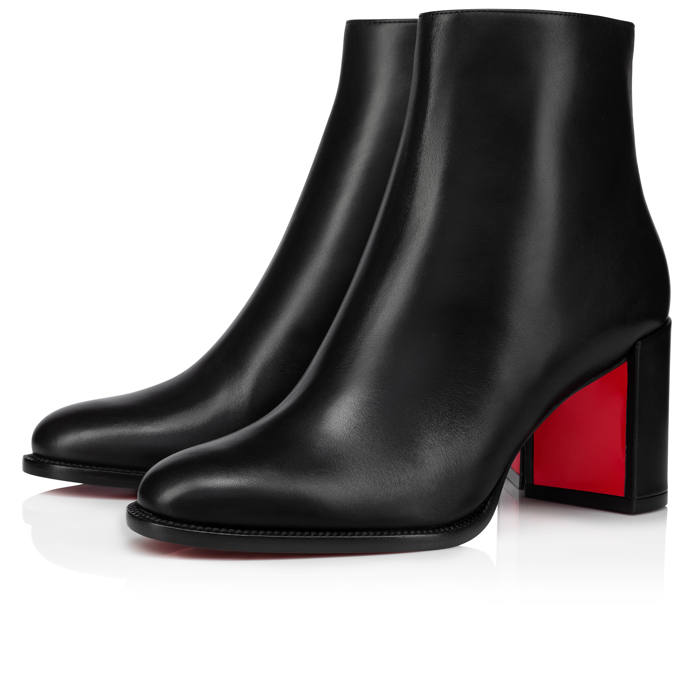 Adoxa - 70 mm Ankle boots - Calf leather - Black - Women