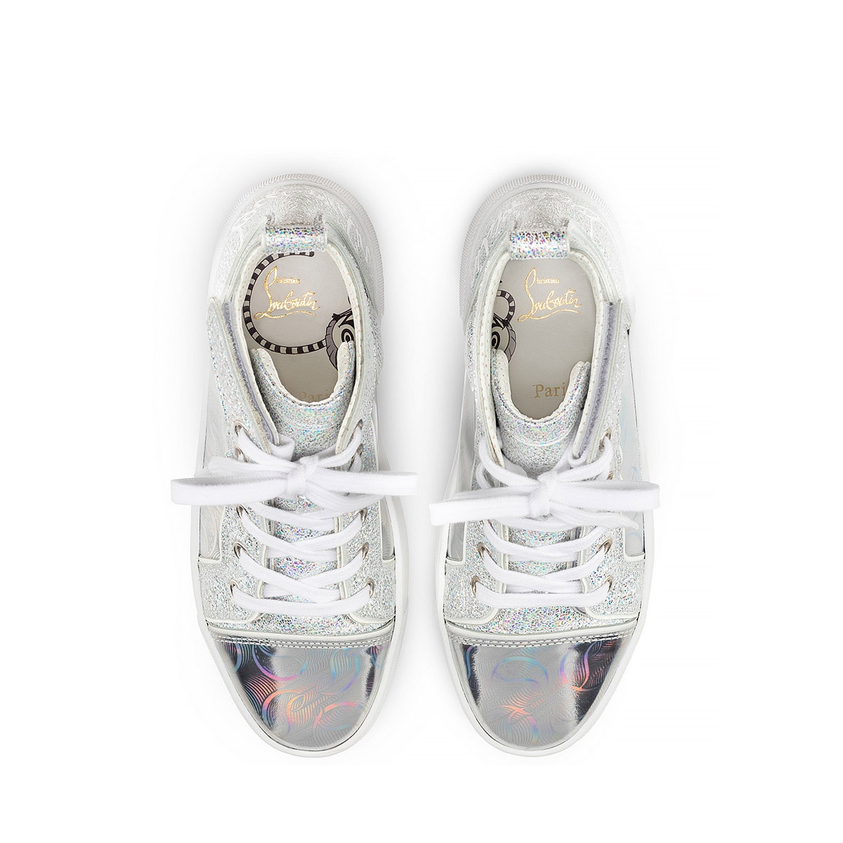 Christian Louboutin Kids' Funnytopi Low-Top Sneakers