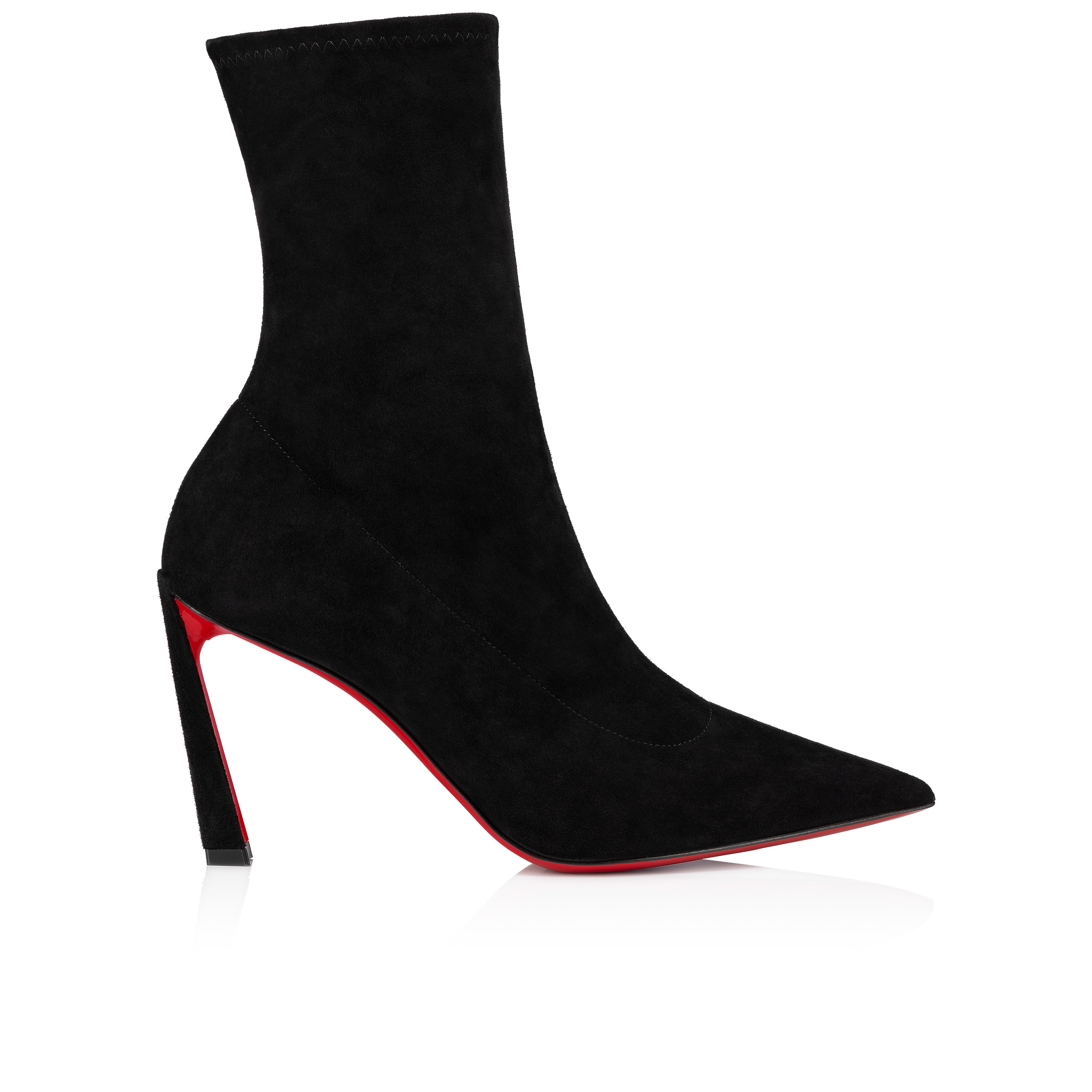 CHRISTIAN LOUBOUTIN Kate 85 embroidered distressed denim