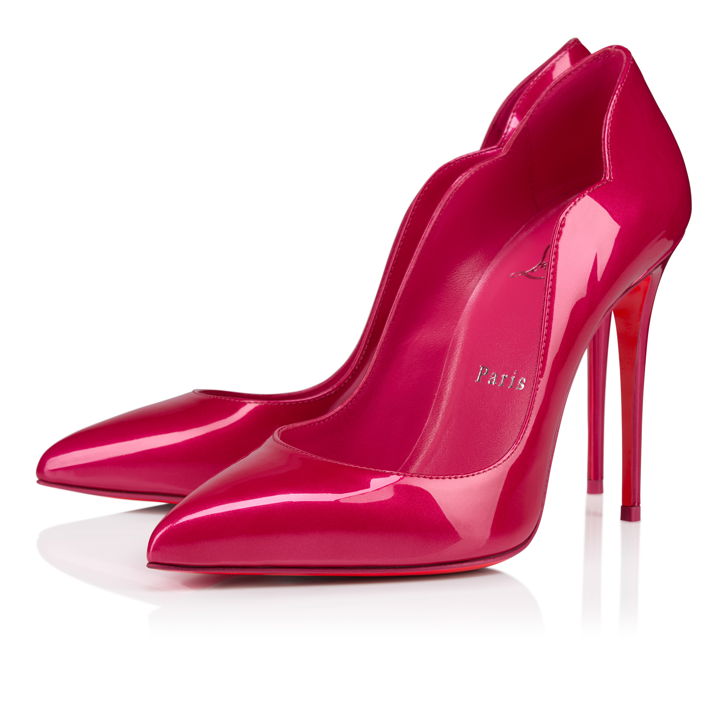 Hot Chick - 100 mm Pumps - Pearlescent patent calf leather