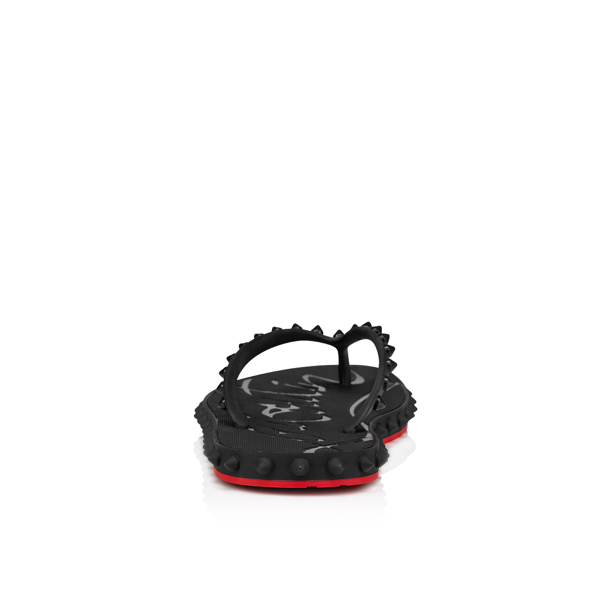 Super Loubi Flip - Flip-flops - Rubber - Black - Women - Christian