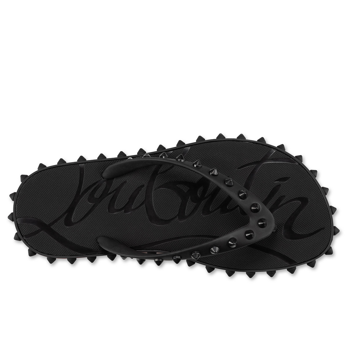 Super Loubi Flip - Flip-flops - Rubber - Black - Women - Christian