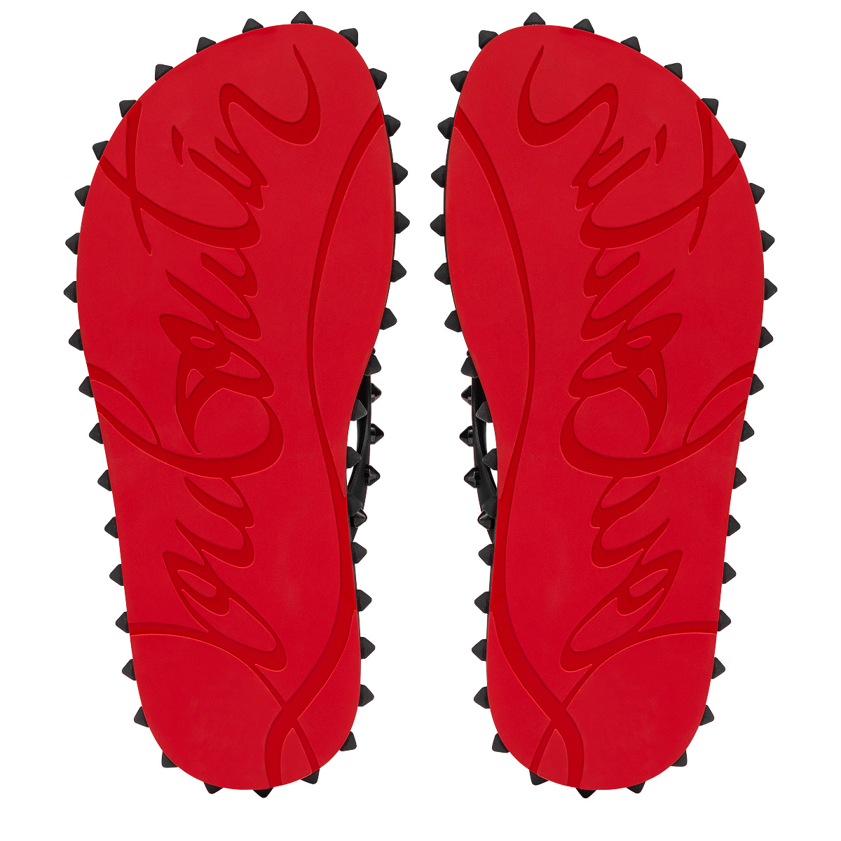 Super Loubi Flip - Flip-flops - Rubber - Black - Women - Christian
