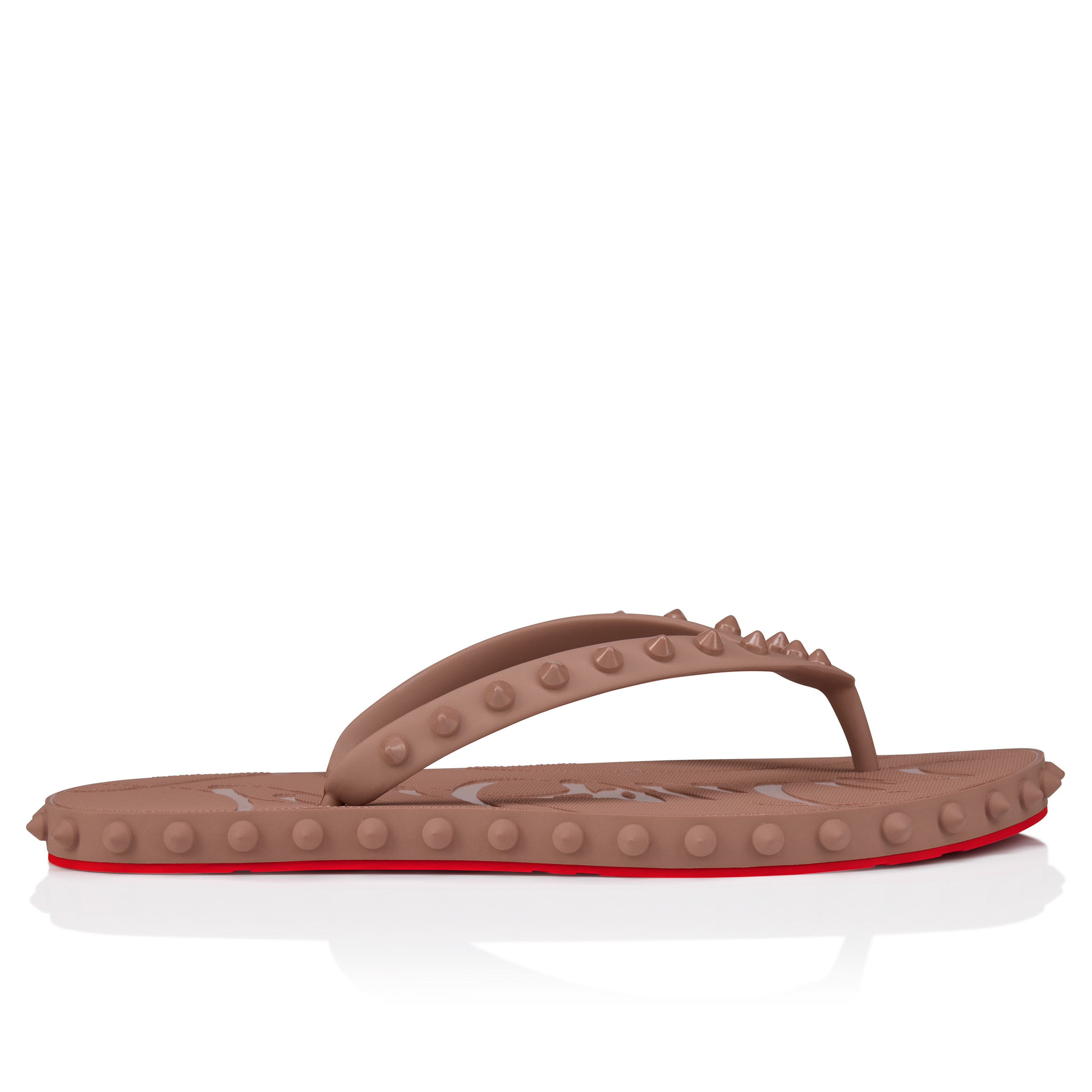 【送料&関税込】Christian Louboutin Super Loubi Flip Sandals Super Loubi Flip - Flip-flops - Rubber - Magma - Women