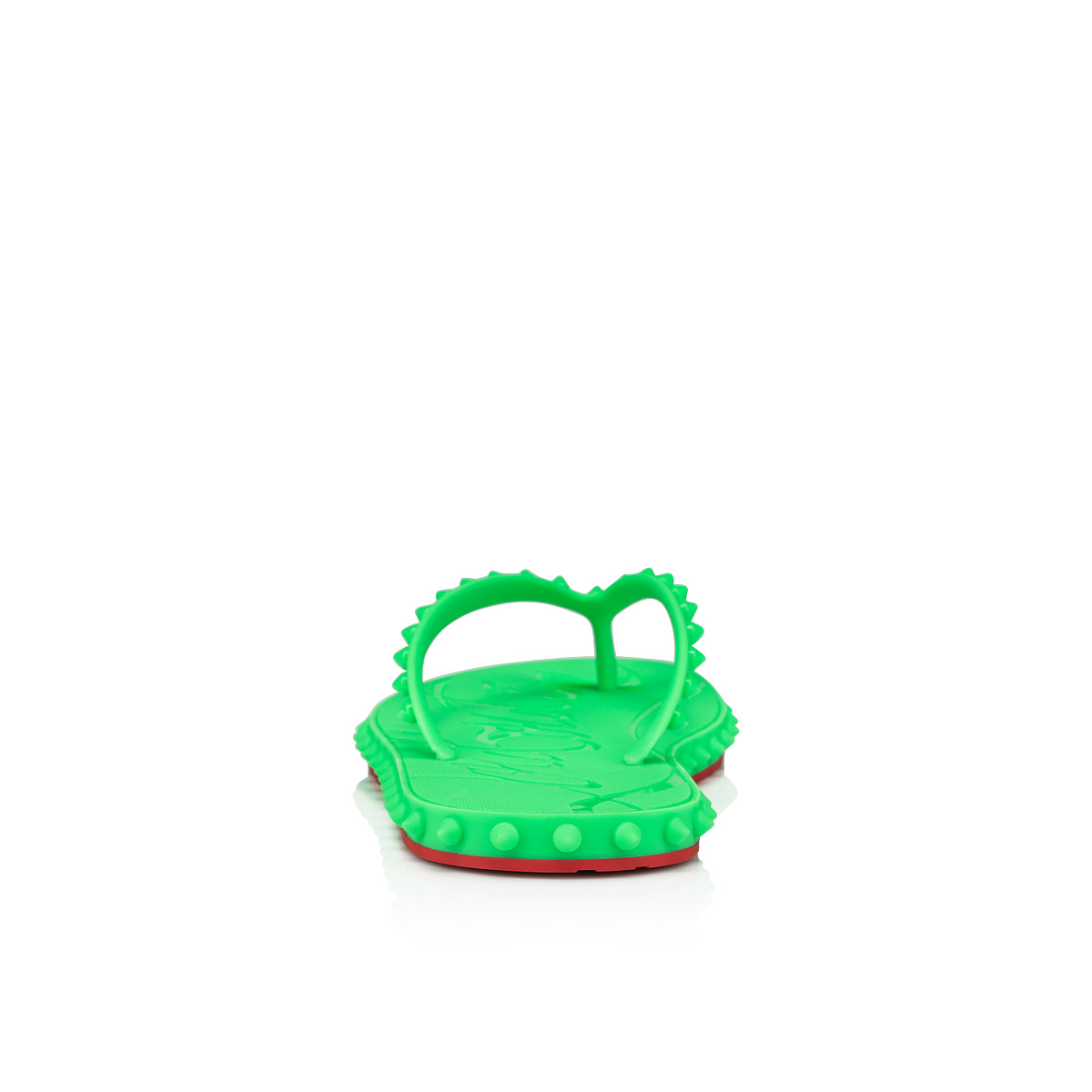 Christian Louboutin Super Loubi Flip Flop Fluo Green