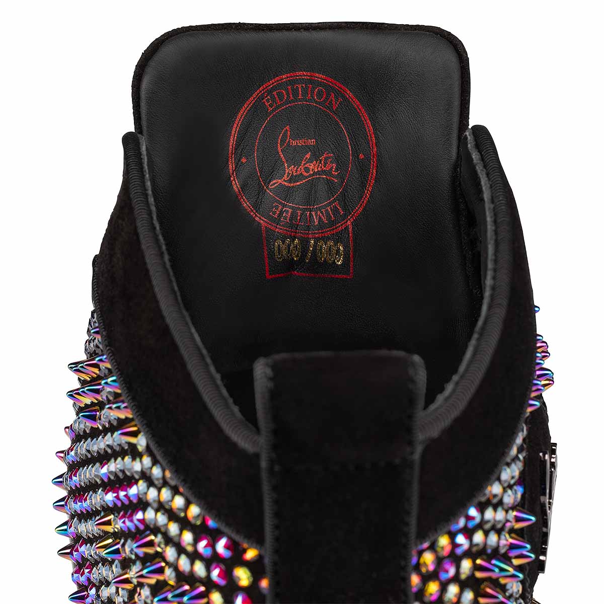 christian louboutin louis strass high top mint condition ($2,999 Msrp)