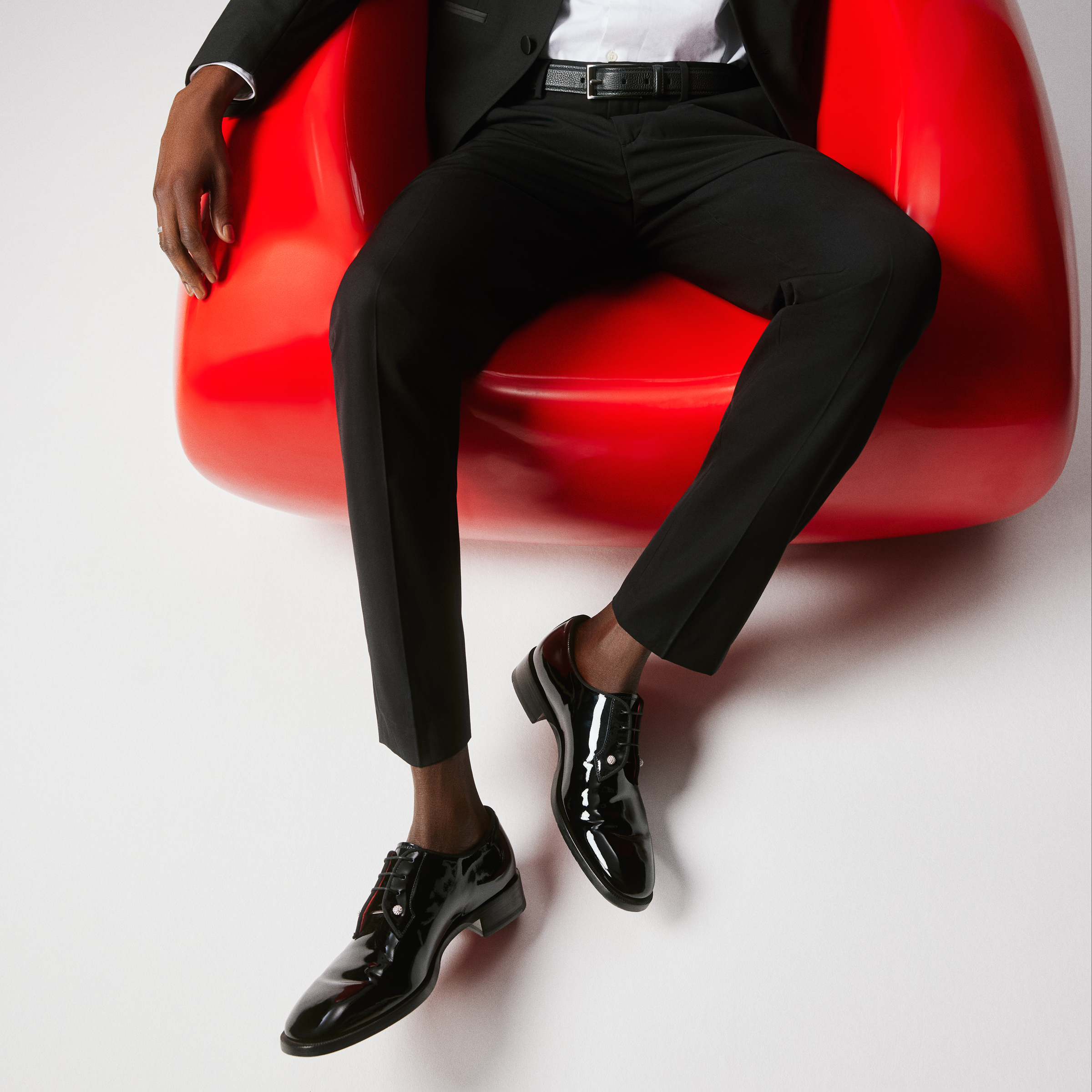 Chambeliss Night Strass - Derbies - Patent calf leather and