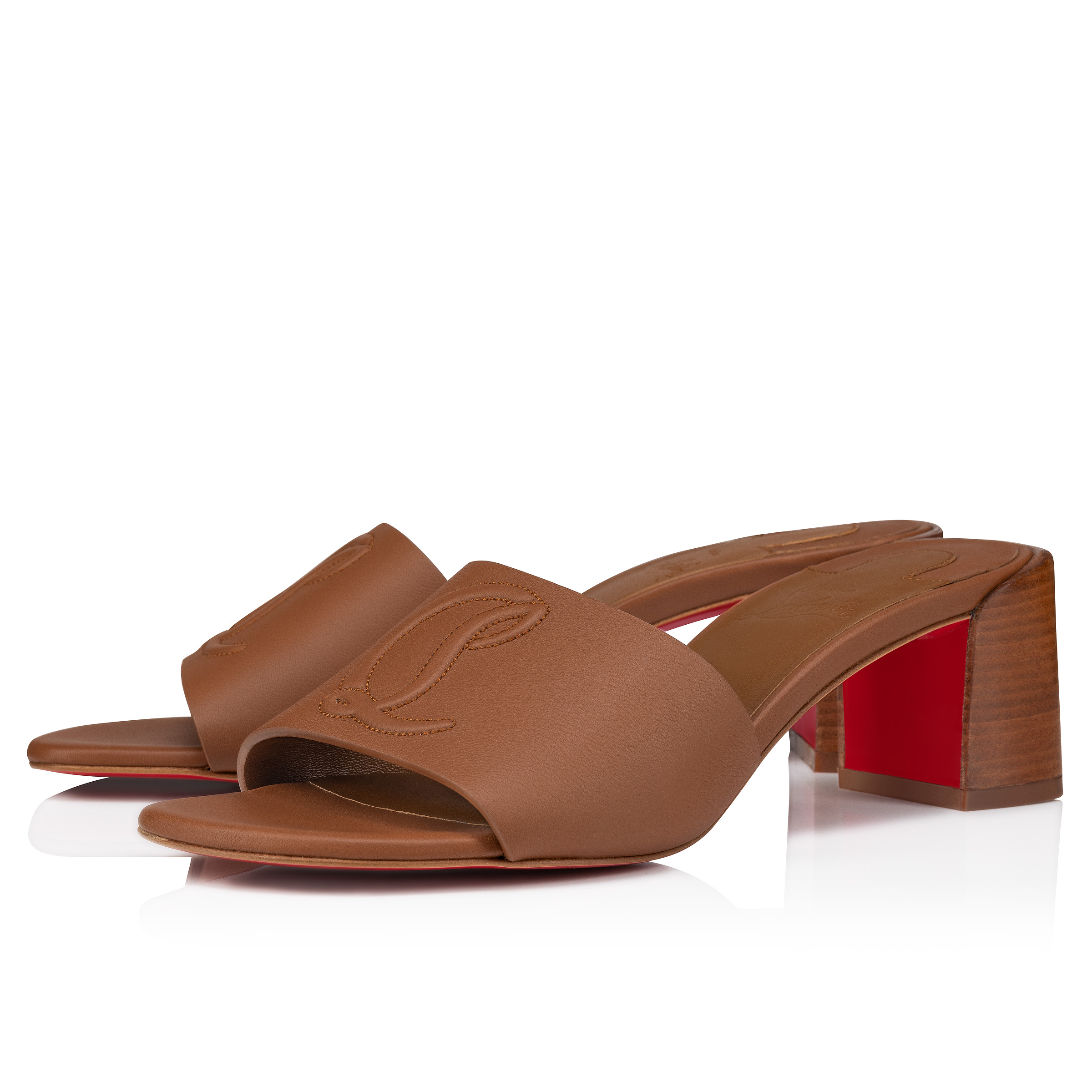 So CL Mule - 55 mm Mules sandals - Calf leather - Cuoio So CL Mule - 55 mm Mules sandals - Calf leather - Cuoio