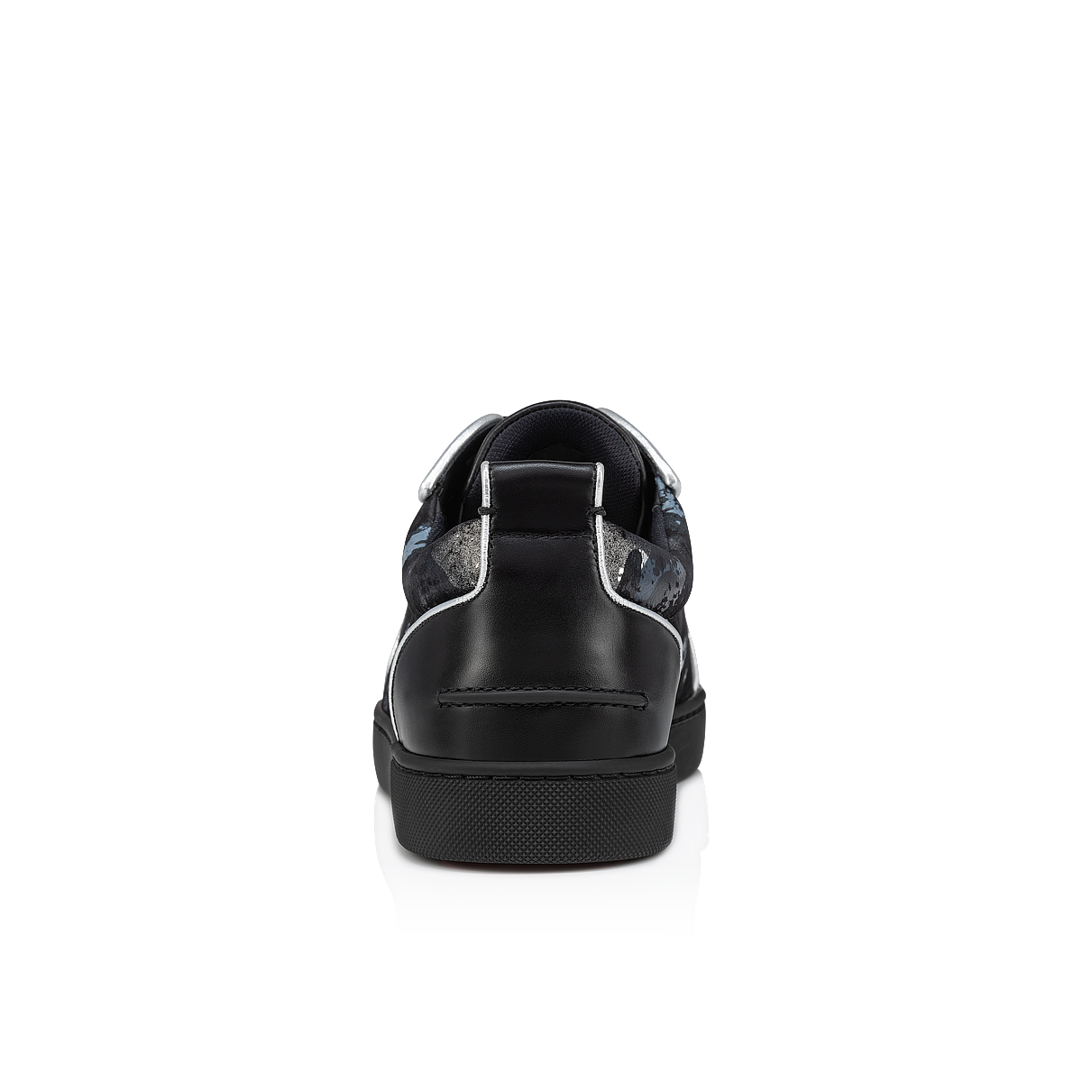 Christian Louboutin Black/Silver Version Louis Junior Spikes Shoes – AUMI 4