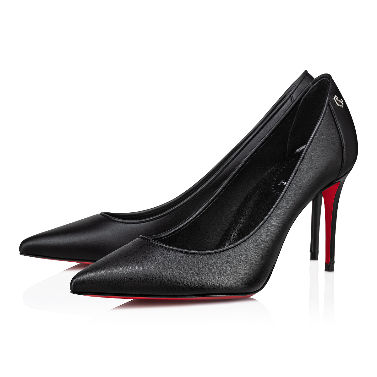 【未使用品級】クリスチャンルブタン KATE 85 ポインテッドトゥパンプス Sporty Kate - 85 mm Pumps - Lamb nappa leather - Black - Women