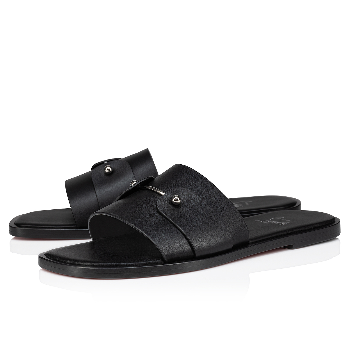 Chambelimule - Mules - Calf leather - Black - Men