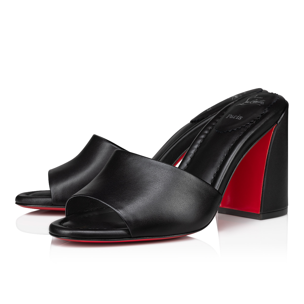 Jane Mule 85mm Mules Nappa leather Black Women Christian Louboutin United States
