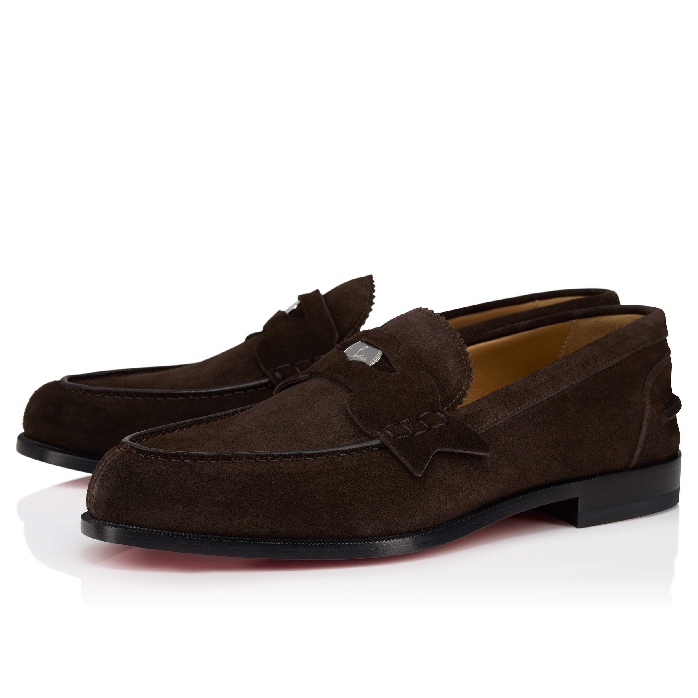 Penny - Loafers - Reversed calf leather - Café - Men - Christian