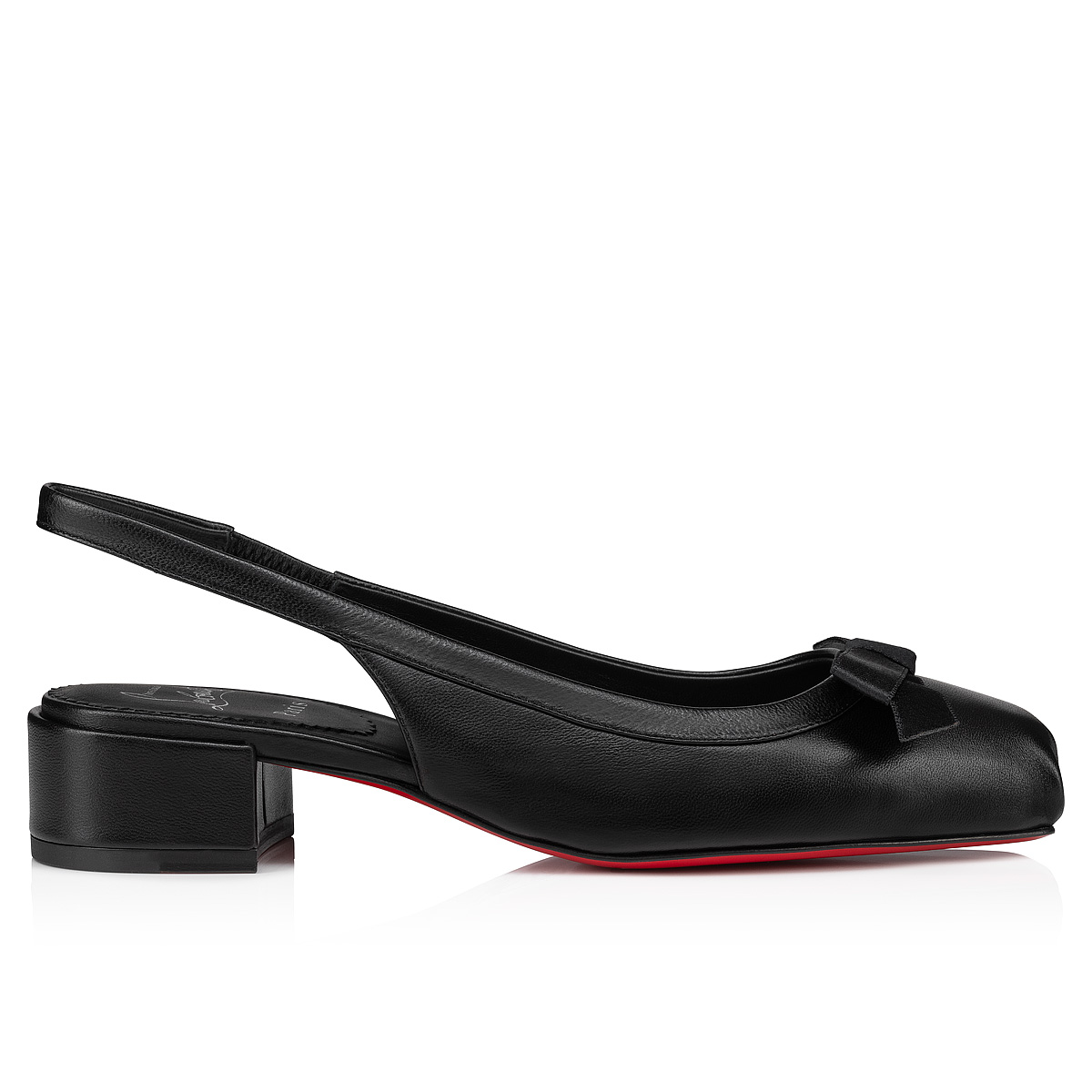 関税送料無料 Christian Louboutin Mamaflirt Sling バレエコア Mamaflirt Sling - 30mm Ballerinas - Lamb nappa leather