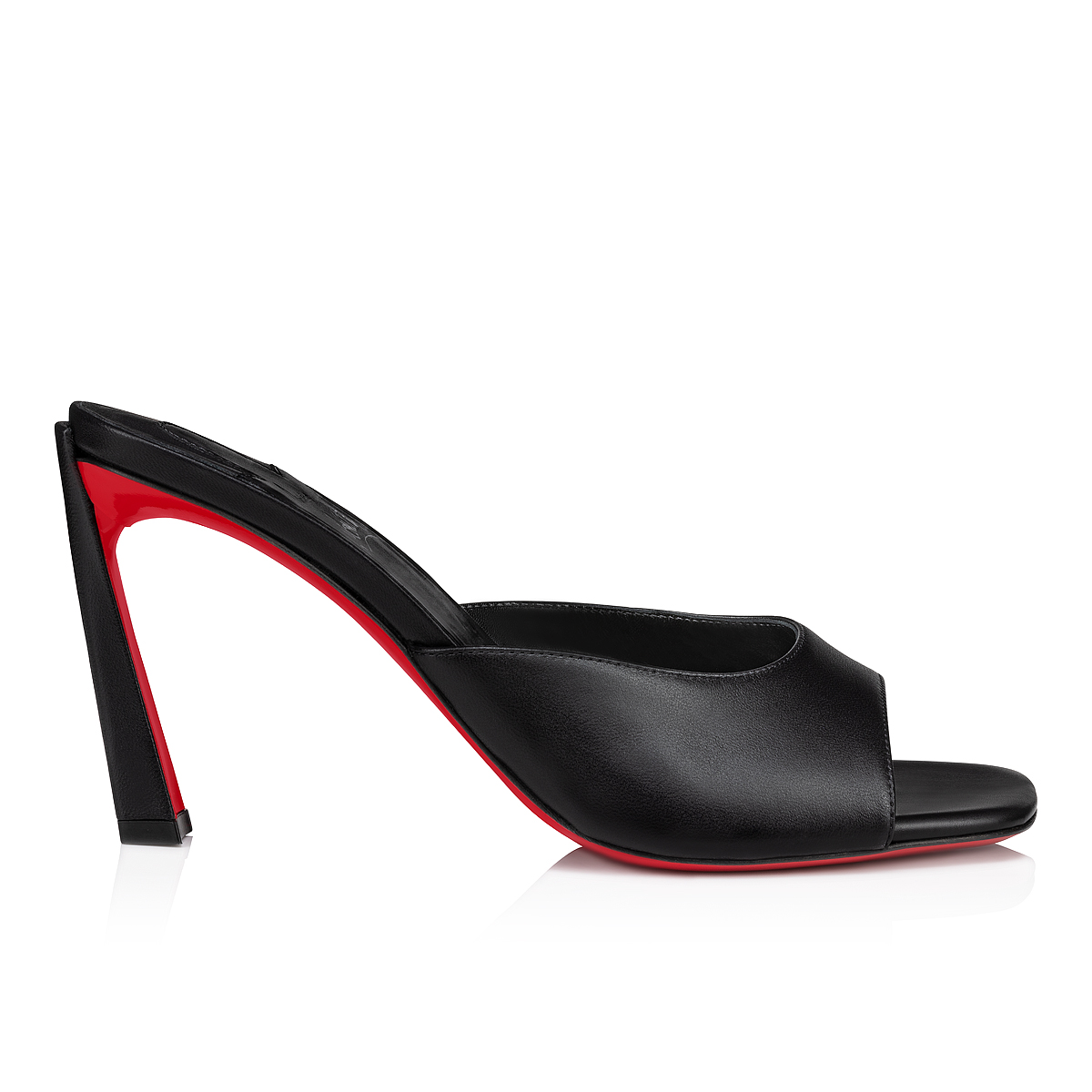 【送料&関税込】Christian Louboutin DACcolletAC Condorline 5 O Condora - 85 mm Strappy sandals - Patent leather - Black