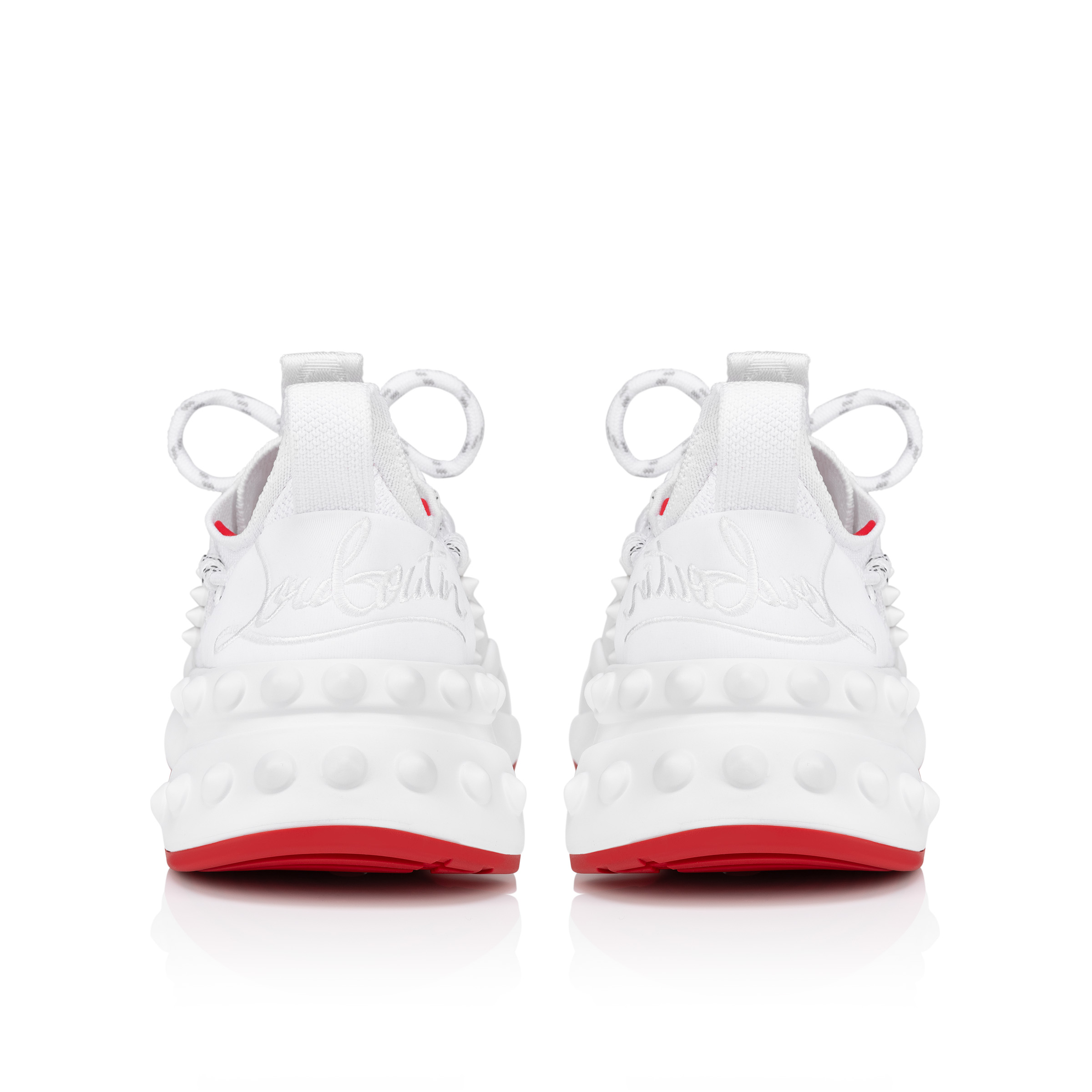 【Christian Louboutin】Trailnrun ロートップスニー Trailnrun - Running Sneakers - Suede, calf leather and
