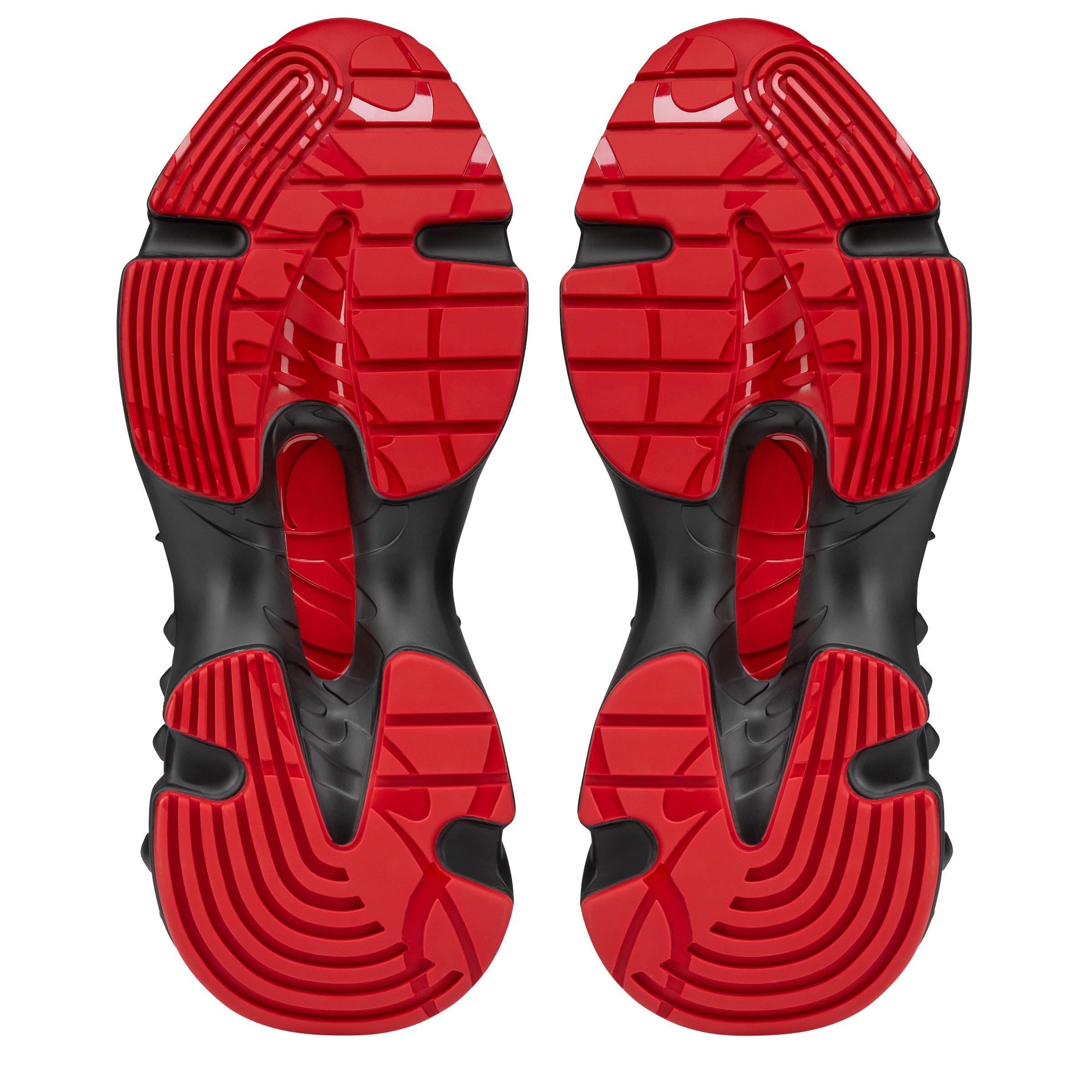 Trailnrun - Running Sneakers - Suede, calf leather and fabric 