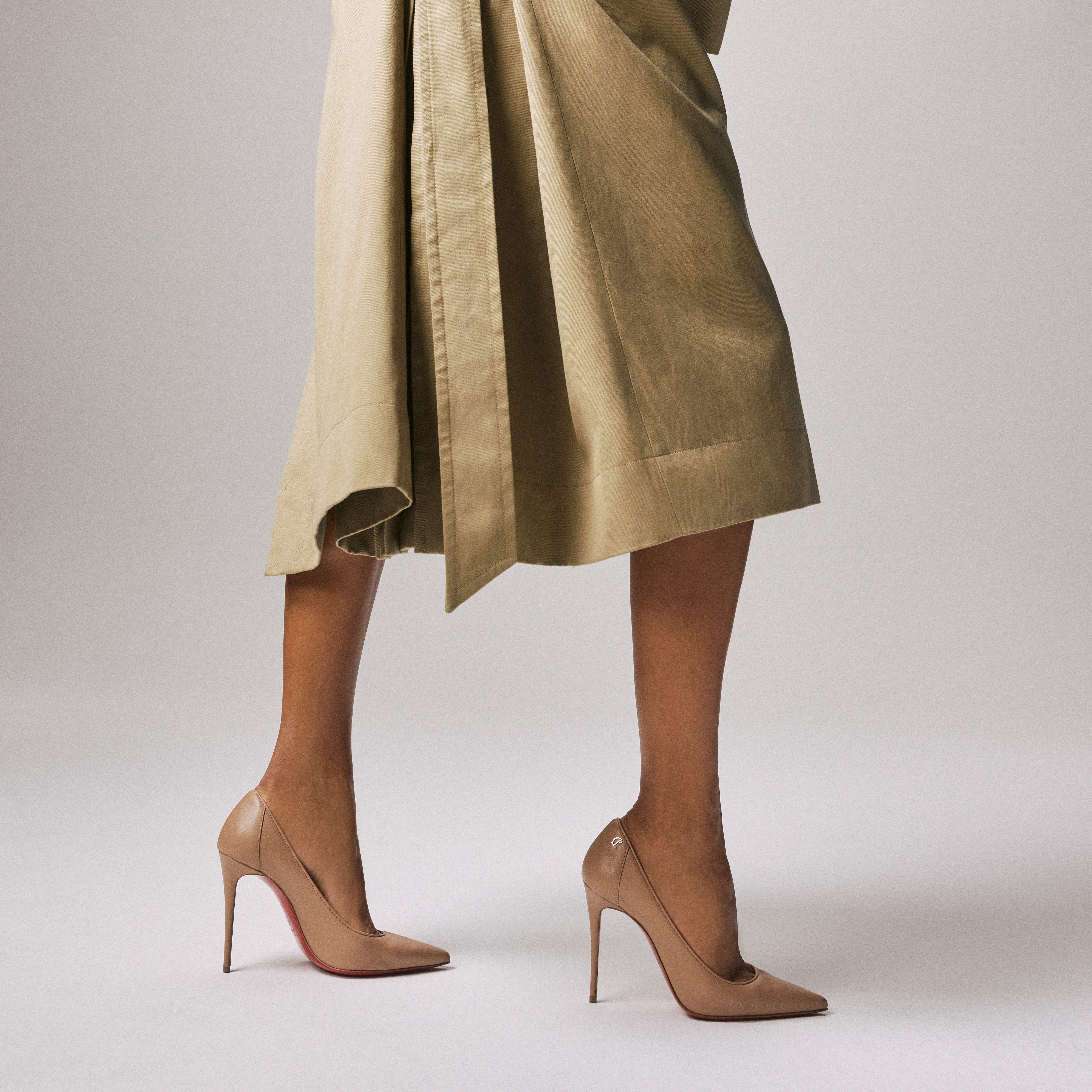 Sporty Kate - 100 mm Pumps - Lamb nappa leather - Blush - Women
