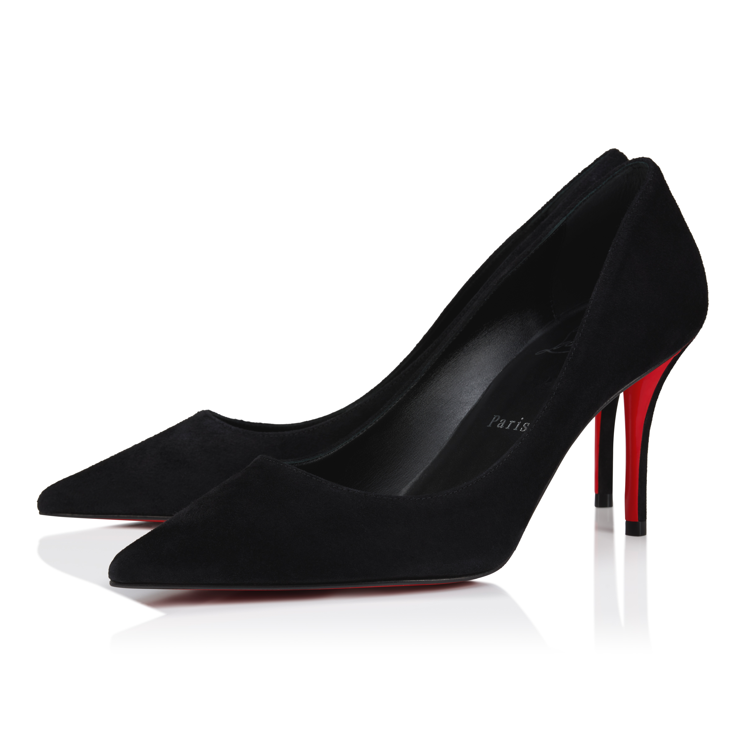 Miss Z - 80 mm Pumps - Veau velours - Black - Women - Christian