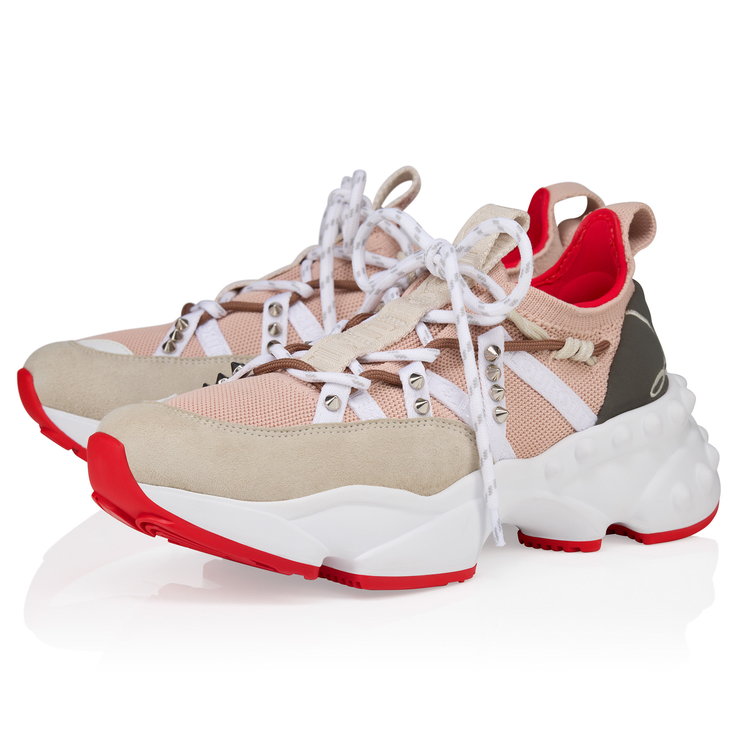 Trailnrun - Running Sneakers - Suede, calf leather and