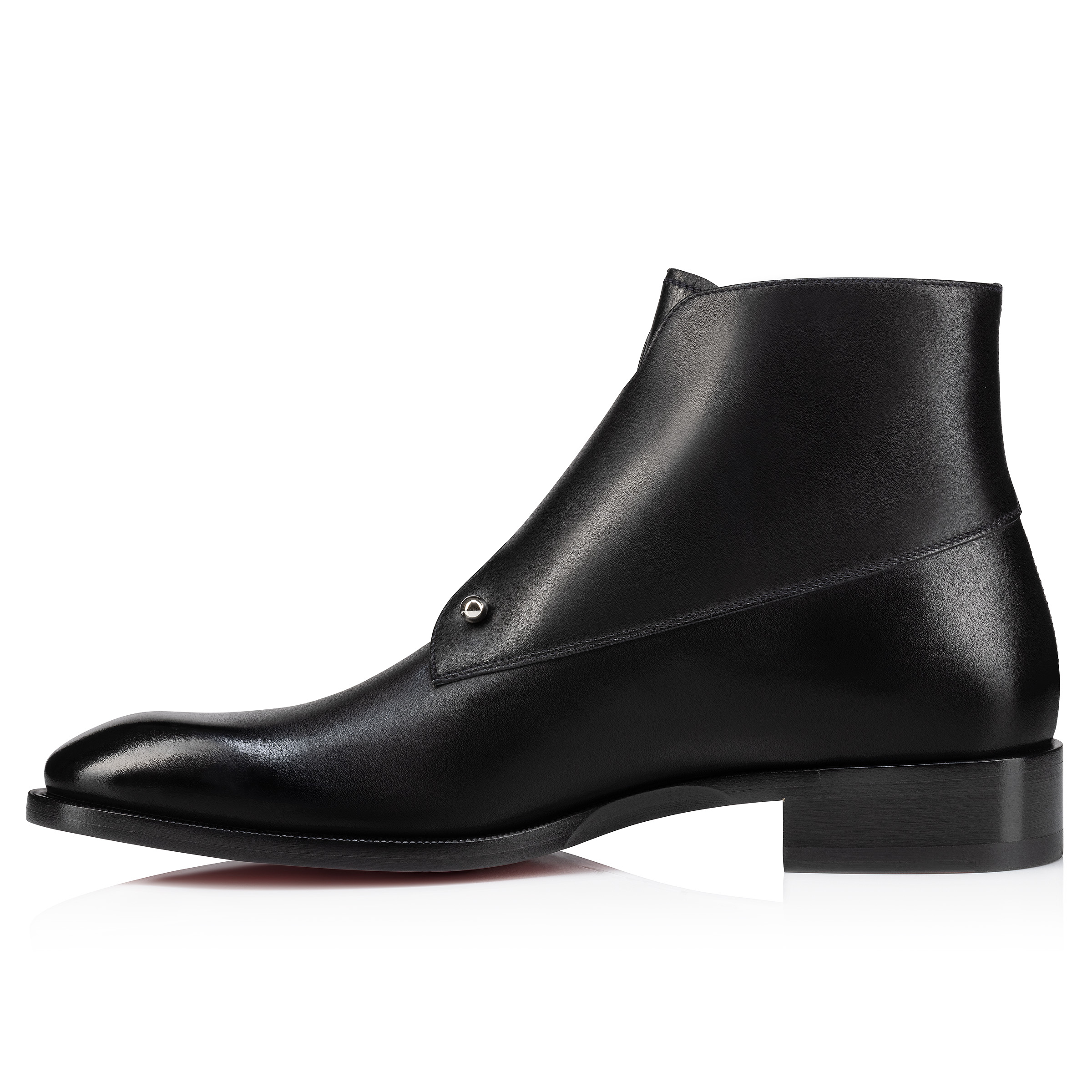 Men’s Christian Louboutin CHAMBELIBOOT leather ankle boots size 42.5 made Italy Chambelimonk Boot - Boots - Calf leather - Black - Men  main image 3