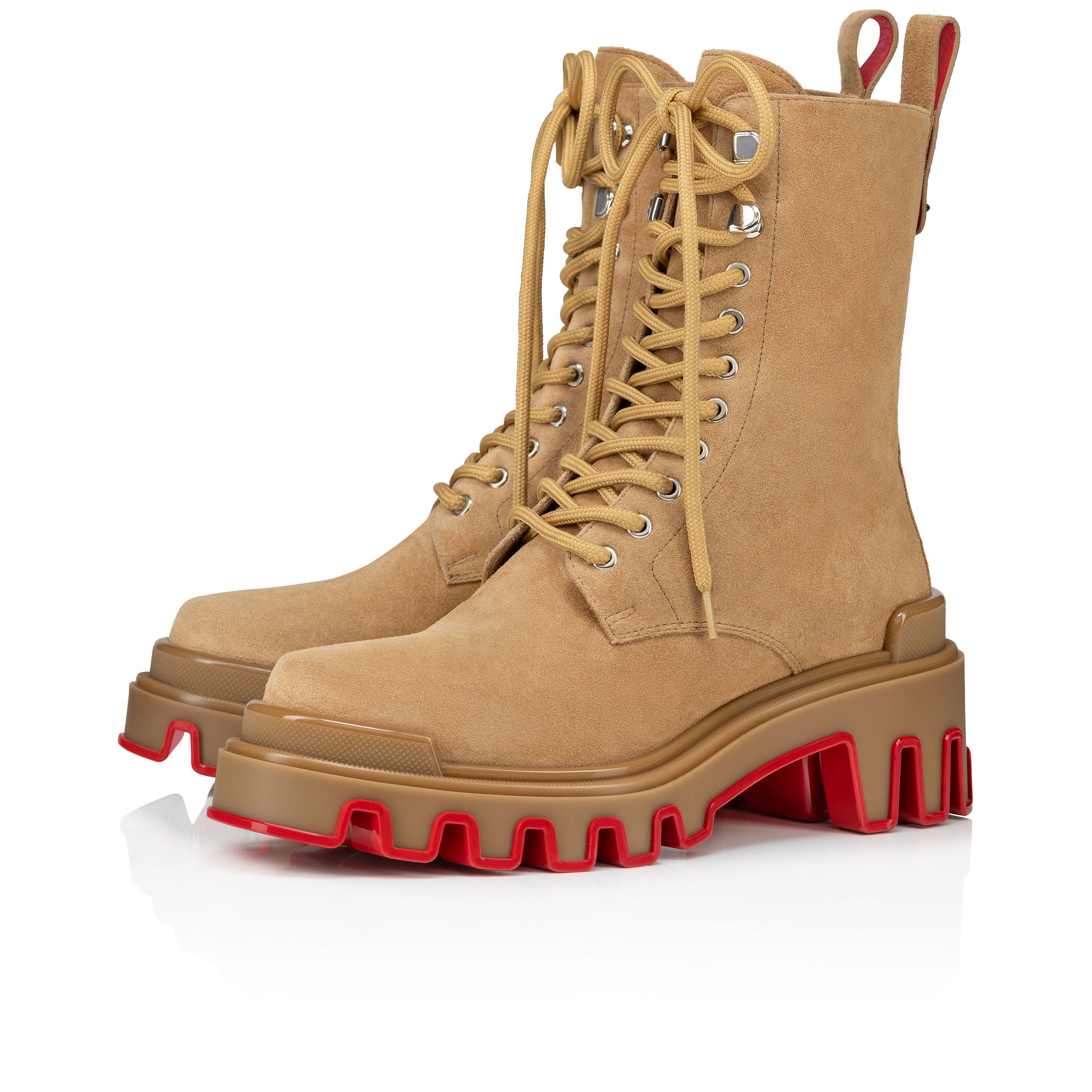 Christian Louboutin ブーツ Santigag Strass - 85 mm Low boots - Veau velours and strass