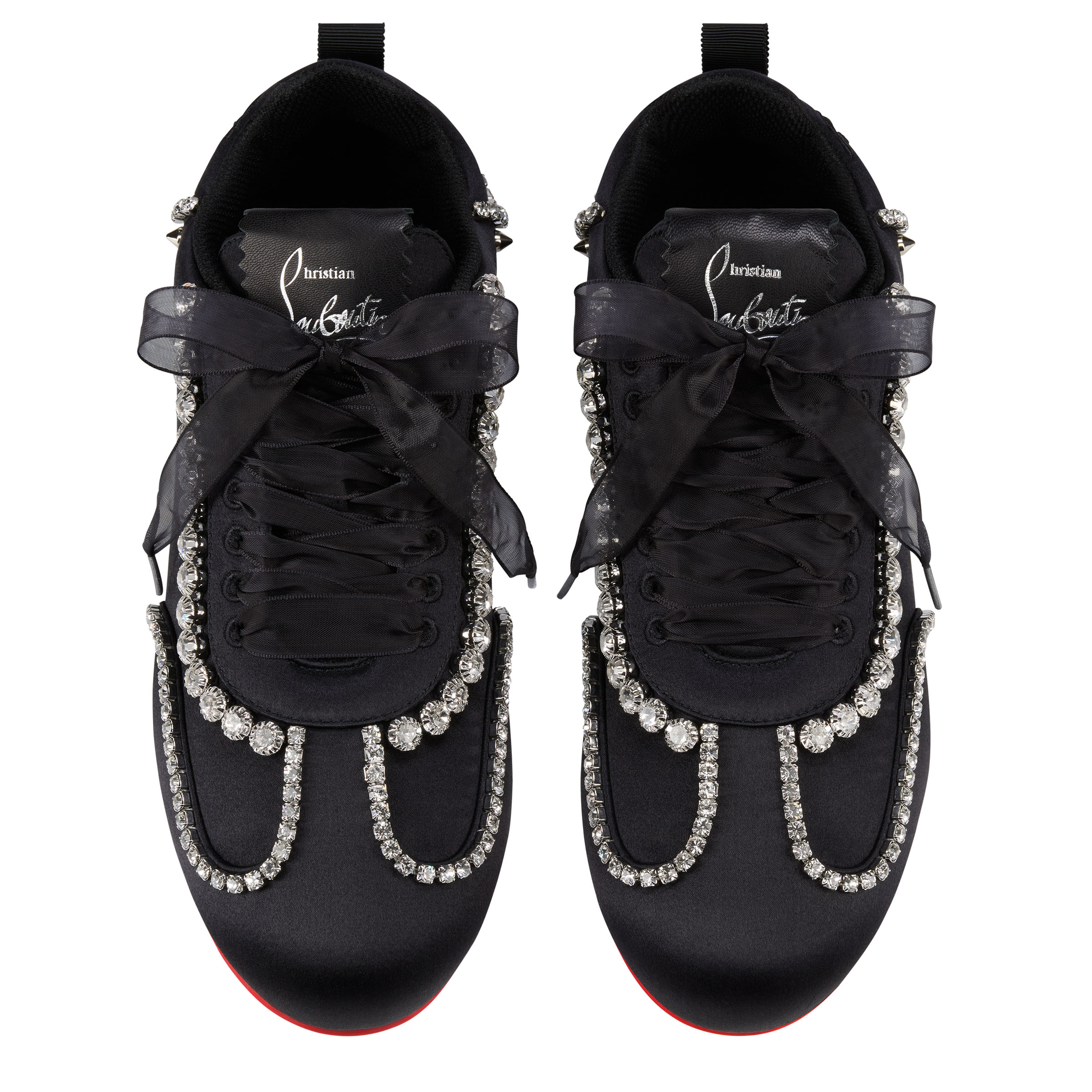 Eleonora Strass - Sneakers - Crepe satin - Black - Women