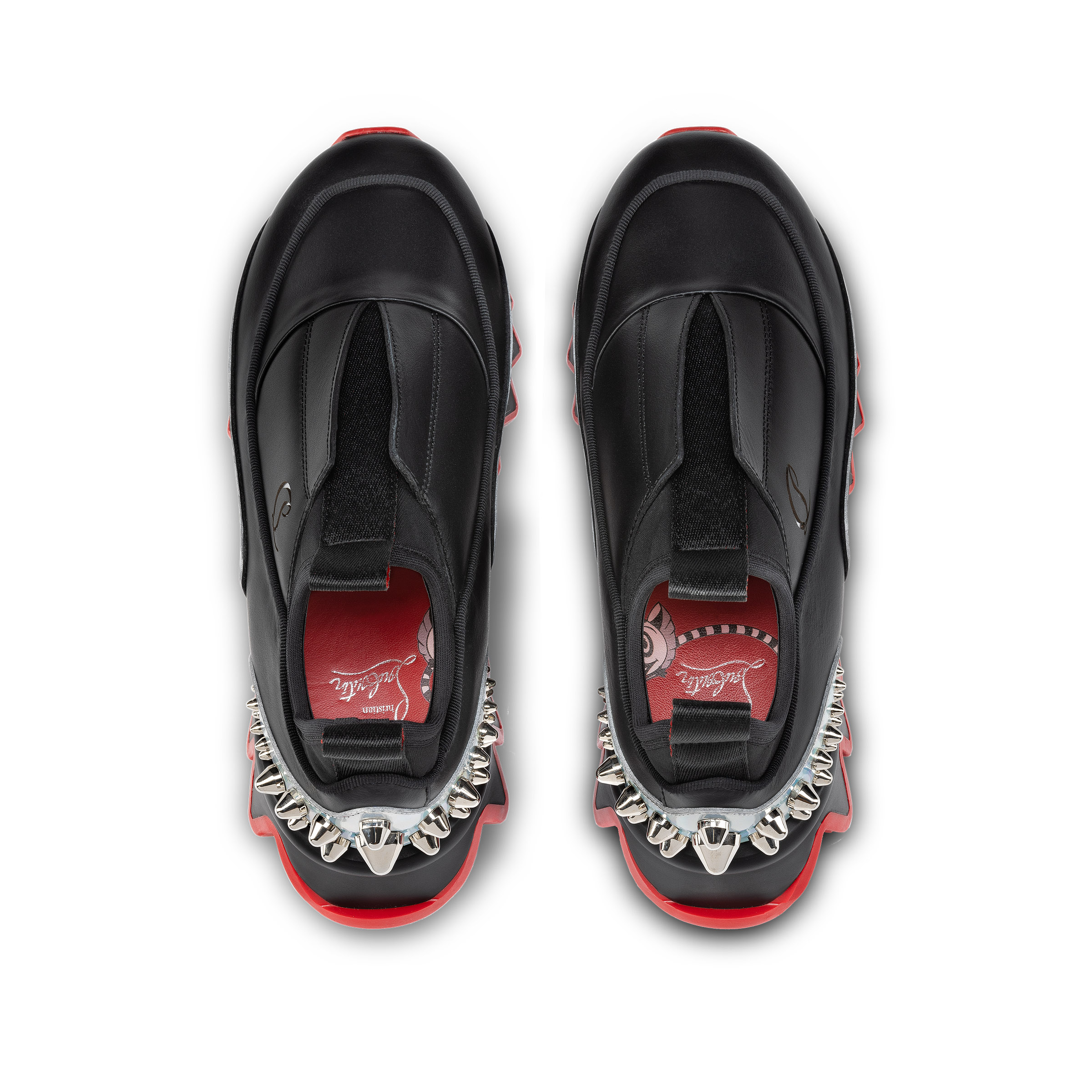 Mini Sharkyloub - Running Sneakers - Calf leather and neoprene