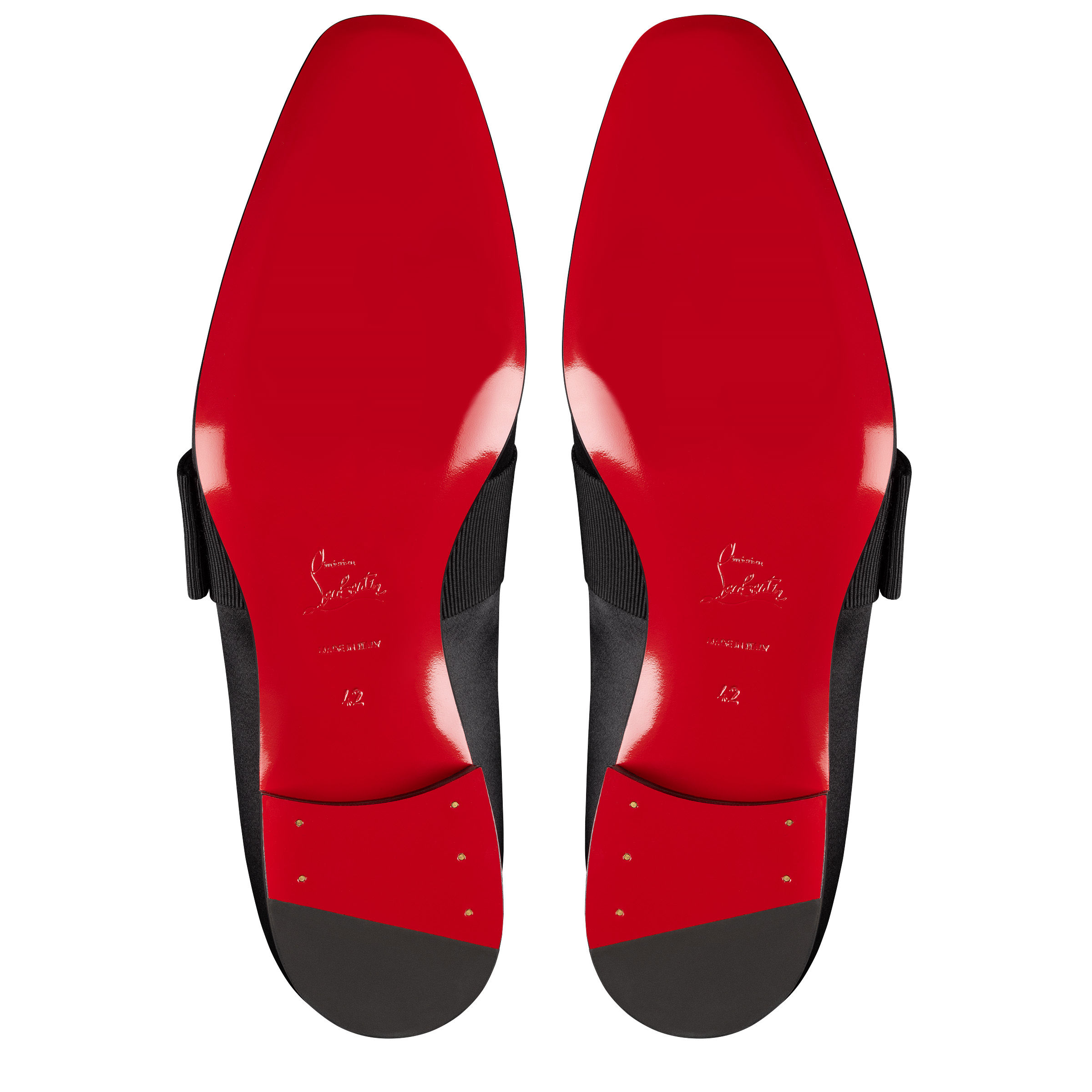 Dandelion Red Carpet - Mocassins - Crepe satin - Black - Men - Christian  Louboutin United States