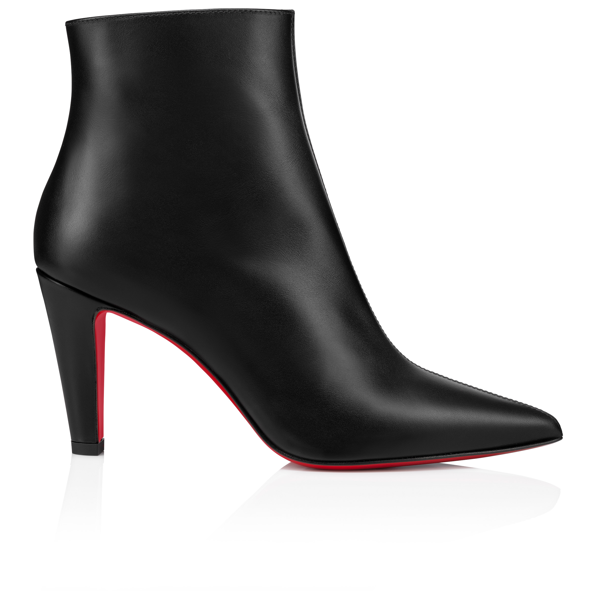 Vibella Booty - 85 mm Low boots - Calf leather - Black - Women
