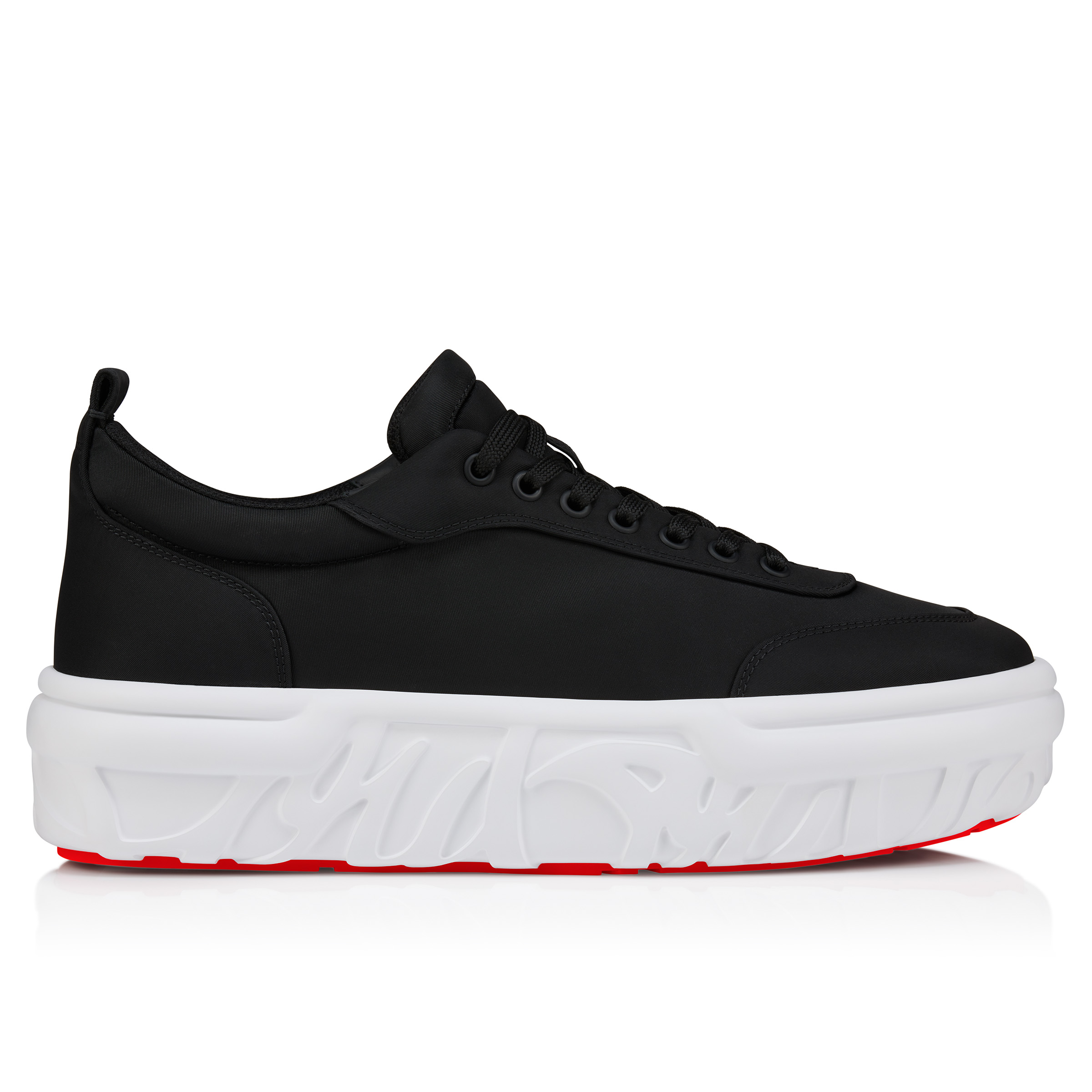 関送込 Christian Louboutin Choukario ロゴ スニーカー Choukario - Sneakers - Fabric and rubber - Black - Men