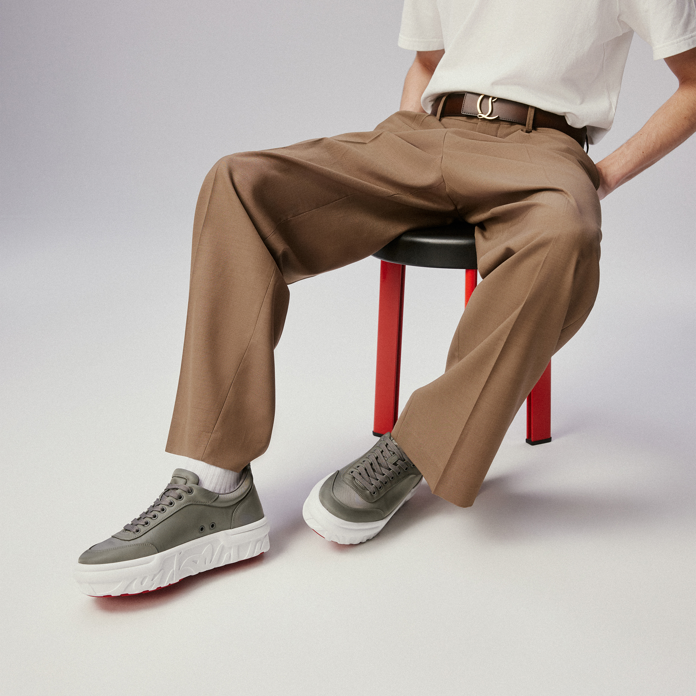 関送込 Christian Louboutin Choukario ロゴ スニーカー 1250591gyb5-1250591gyb5-