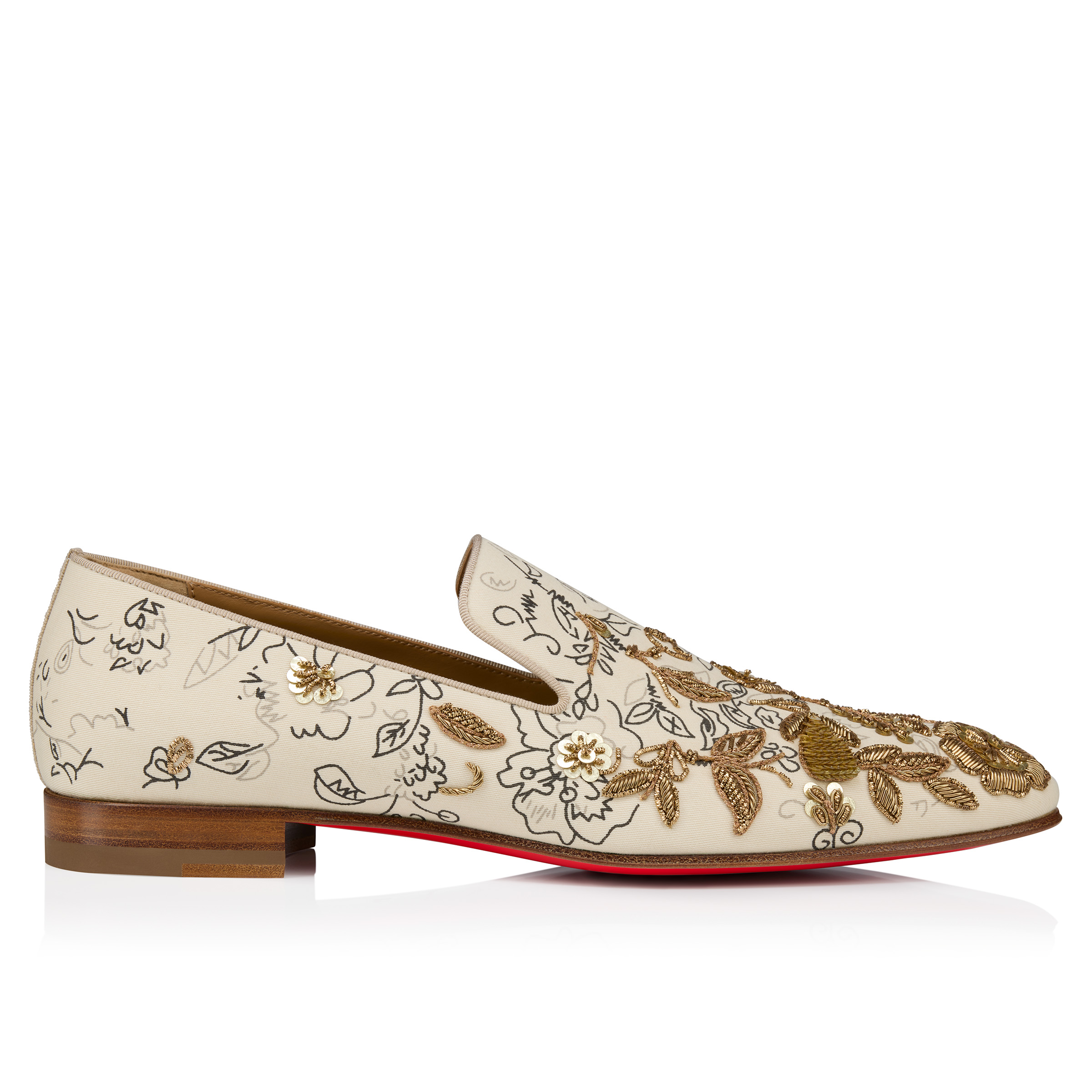 Dandelion Esquisse Florale - Loafers - Floral embroidered