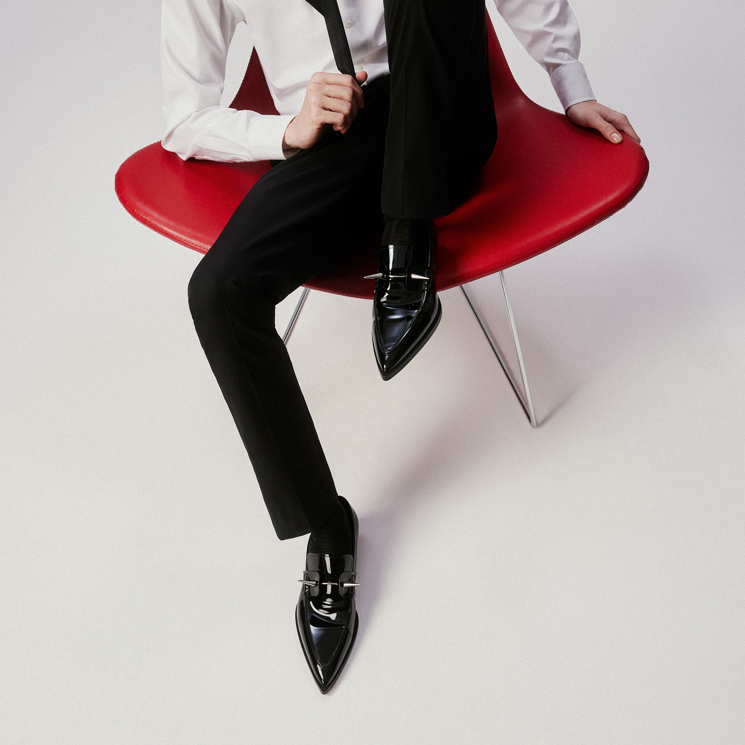 Eliviriss - Loafers - Patent calf leather - Black - Men