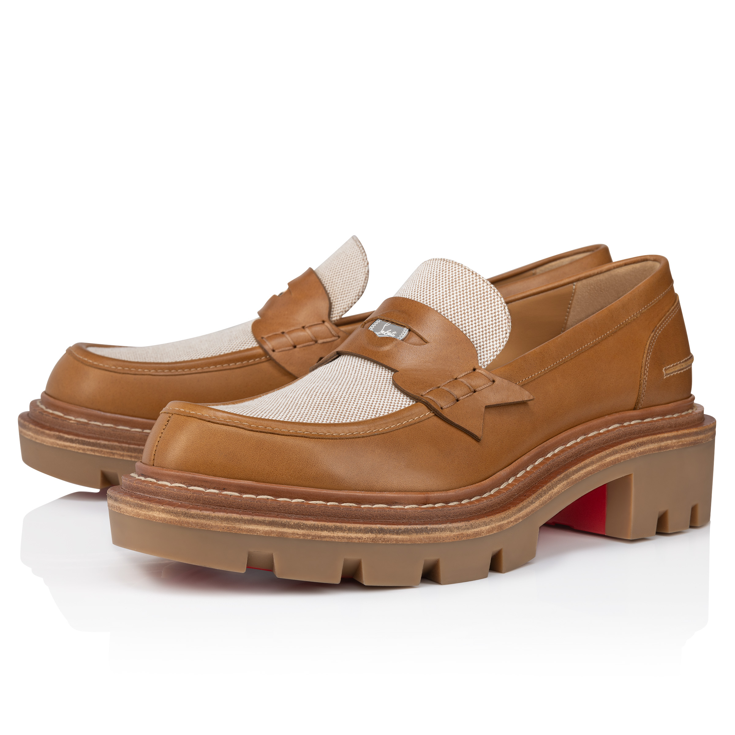 驚きの安さ Moc College - Loafers - Waxed calf leather - Terra - Men その他