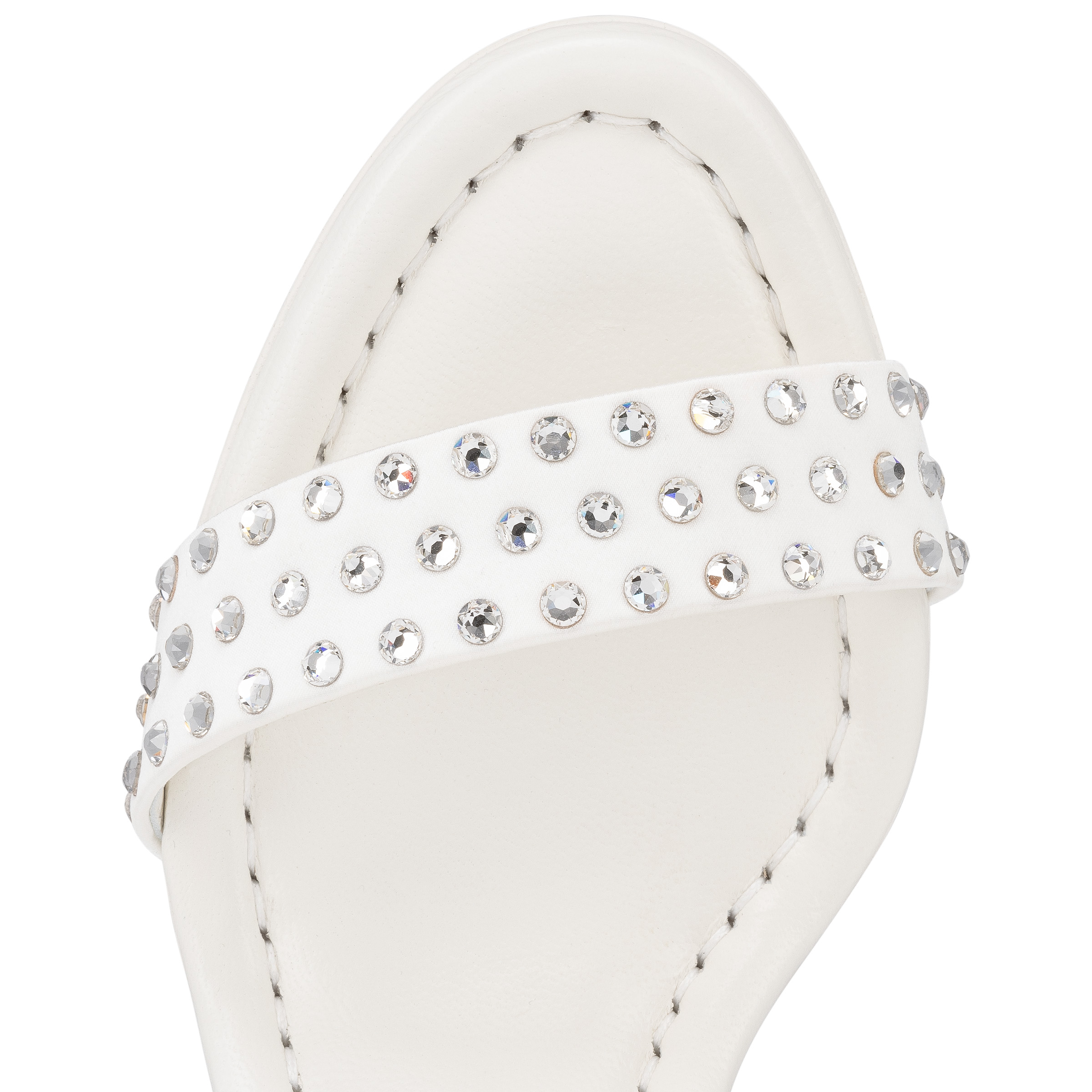 25SS【ルブタン】Miss Jane Sandal Strass Boum クレープサテン 1250551g306-1250551g306-
