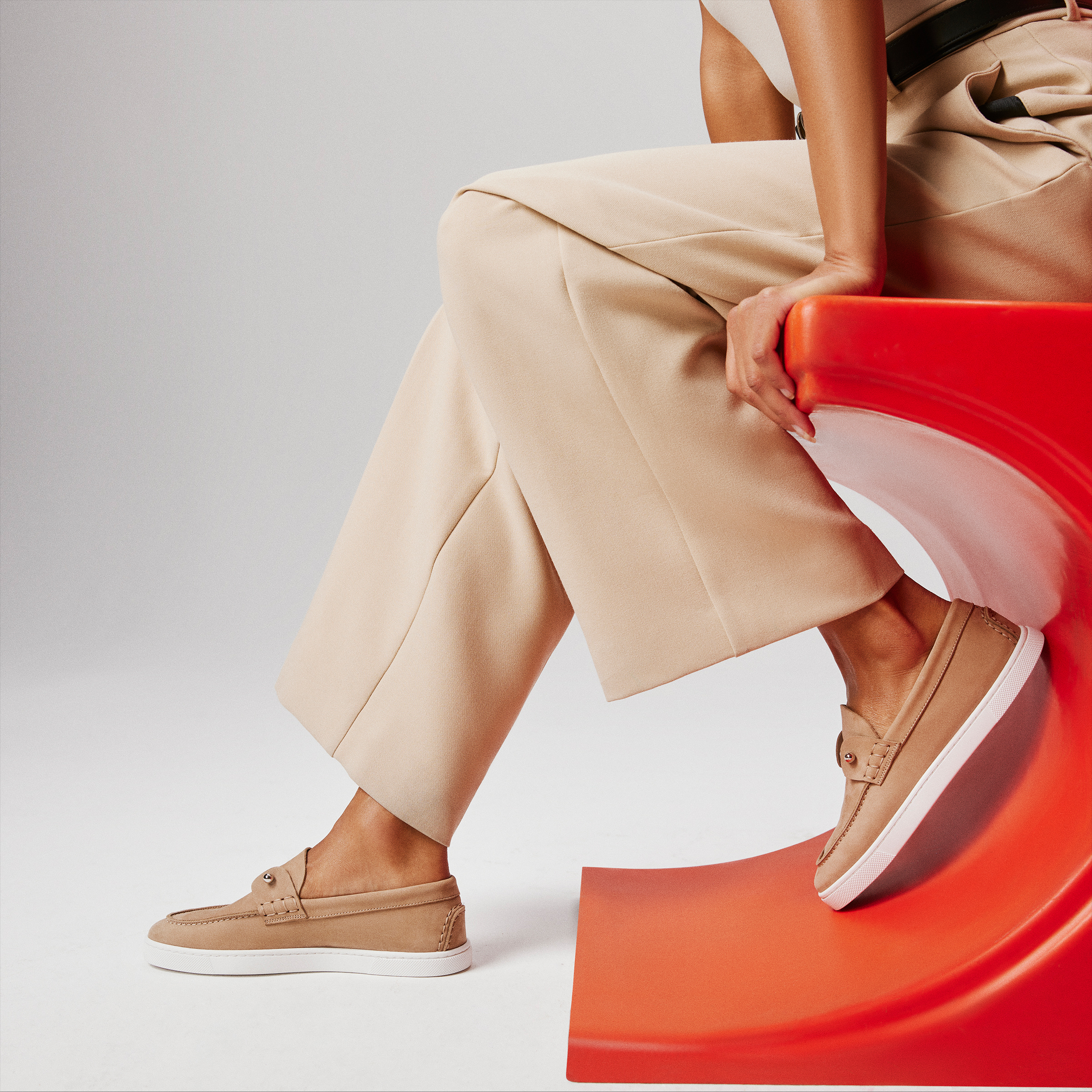 Chambeliboat - Boat Shoes - Reversed nubuck leather - Lionne