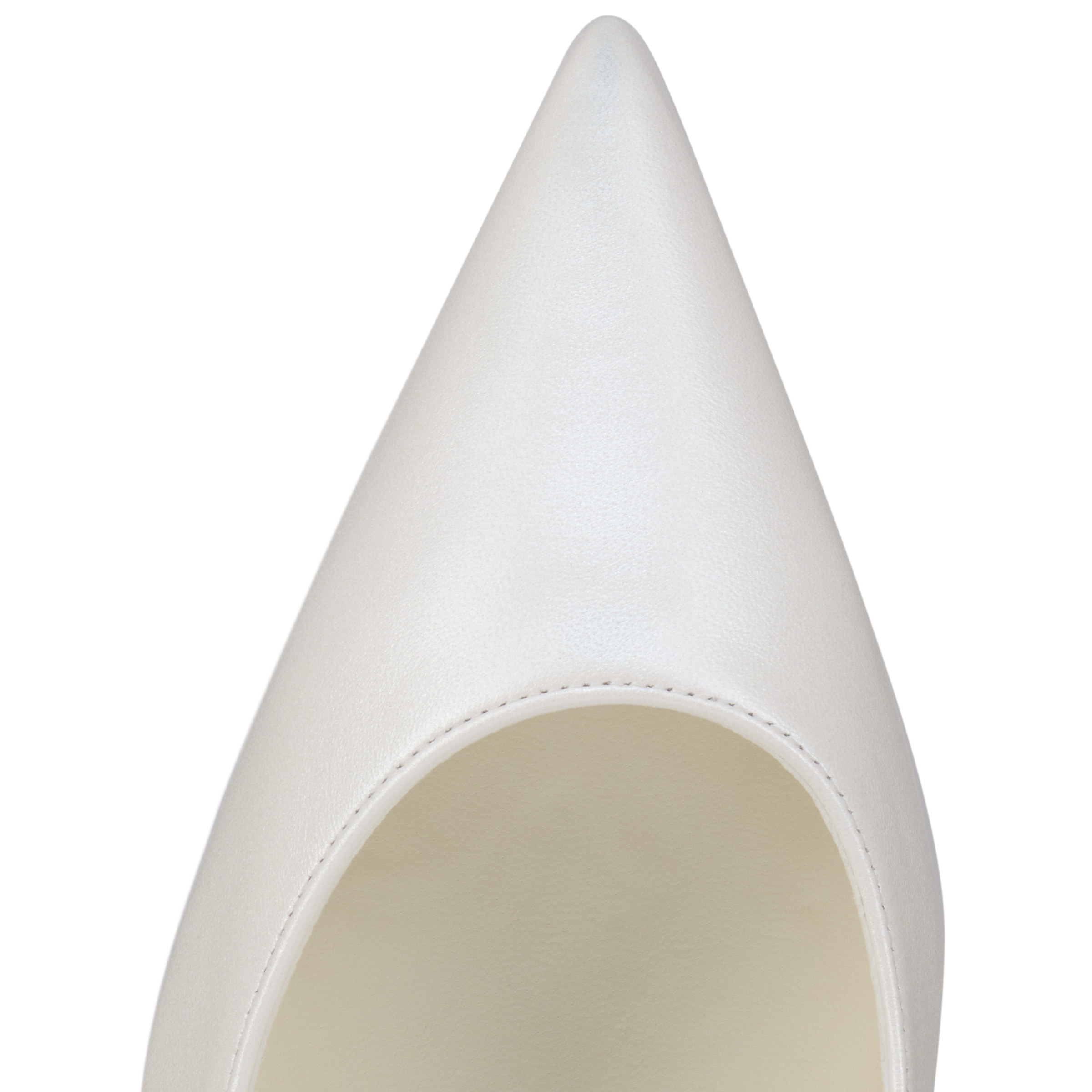 Miss Z - 80 mm Pumps - Pearlescent nappa leather - Bianco