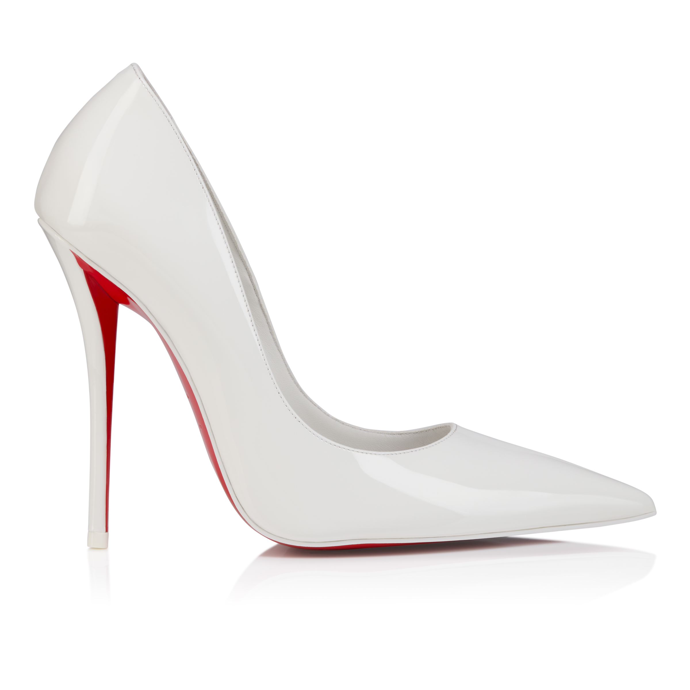 Miss Z - 120 mm Pumps - Patent calf leather - Bianco - Women