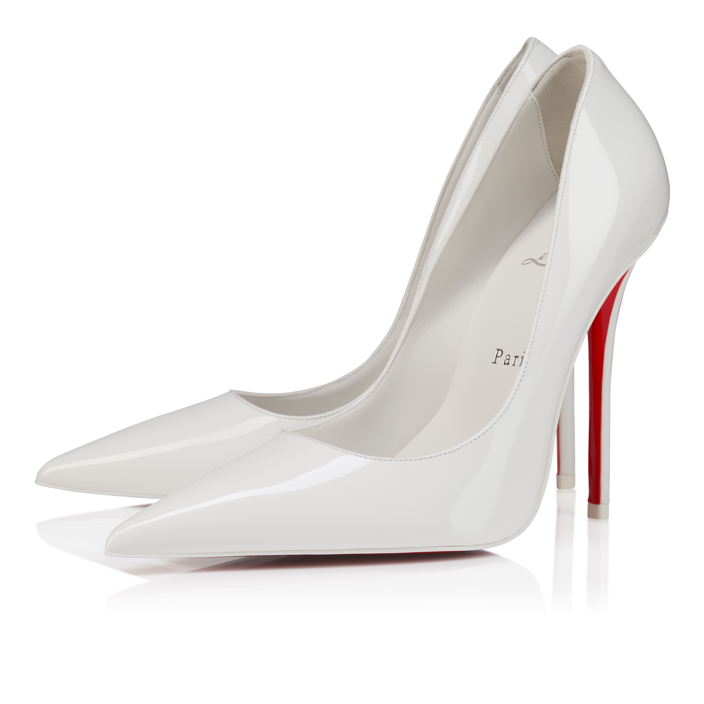 Miss Z - 120 mm Pumps - Patent calf leather - Bianco - Women